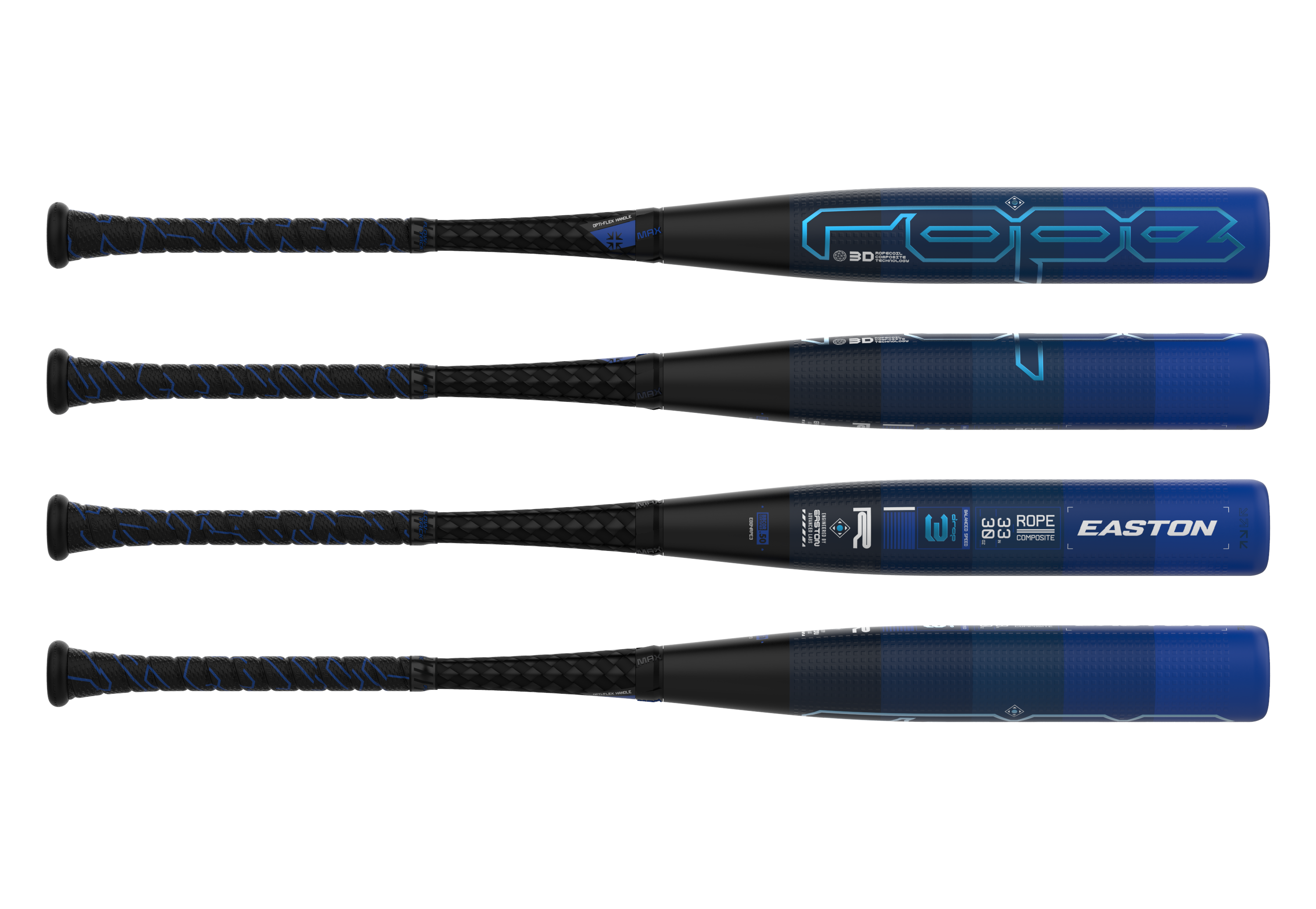 Easton Rope BBCOR Baseball Bat - USA Certified for High School & College Play | Lightweight & Durable Aluminum Alloy | Perfect for Power Hitters & Competitive Games