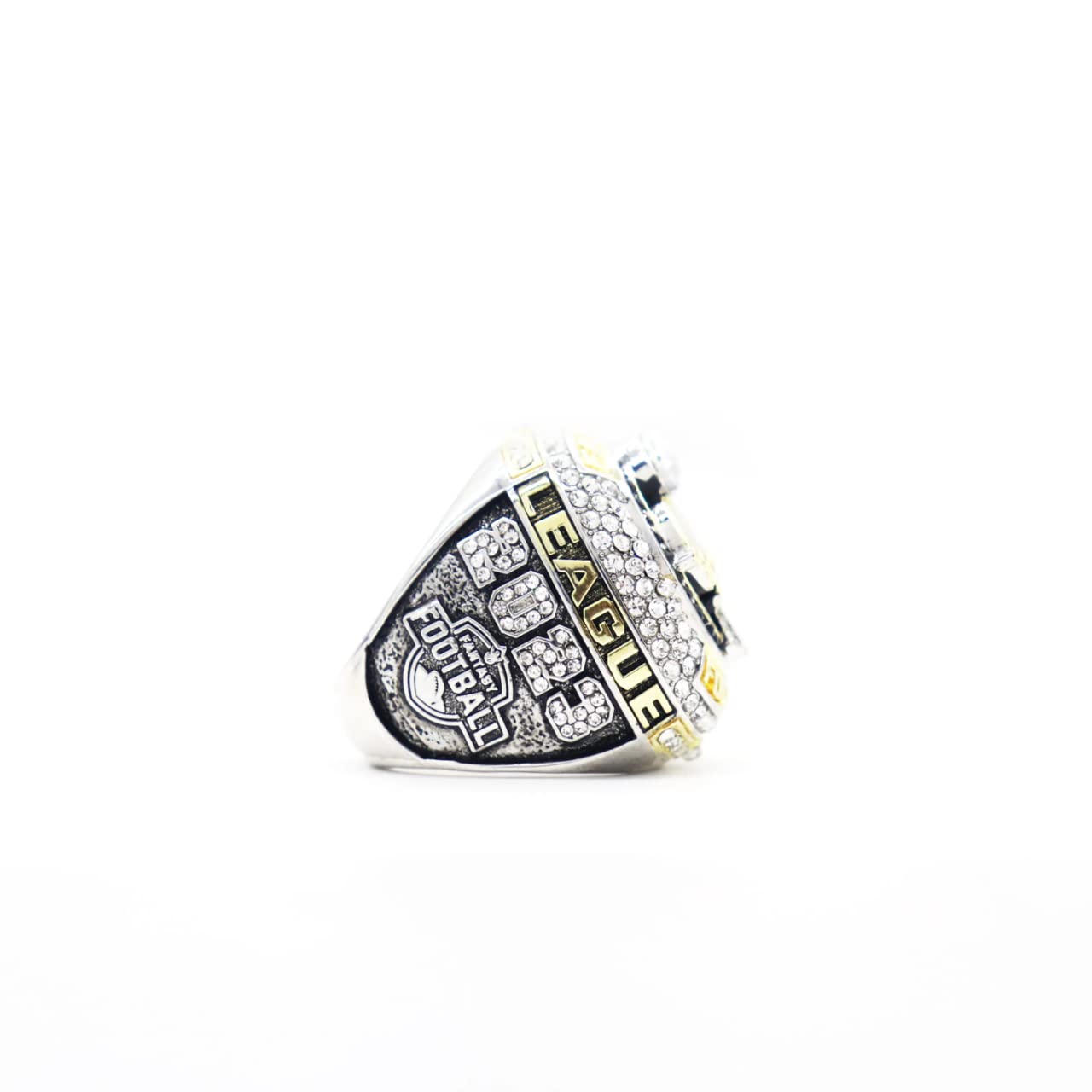 2023 Fantasy Football Championship Ring - MVP Trophy Award for Men, Custom Engraved Souvenir Gift for Fans, Players & Coaches - Perfect for Trophies, Awards Ceremonies & Sports Memorabilia Collections