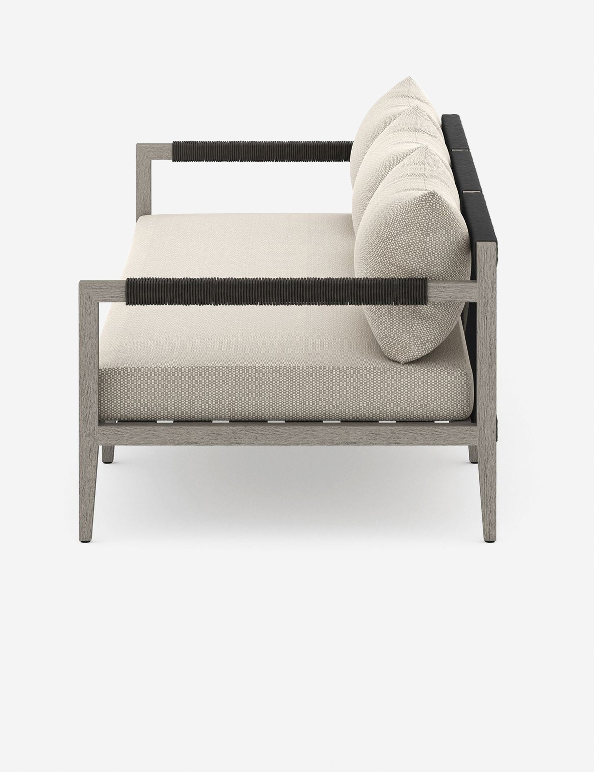 Cadenza Indoor Outdoor Sofa - Waterproof & Weather-Resistant Patio Furniture for Living Room, Garden, and Backyard Relaxation