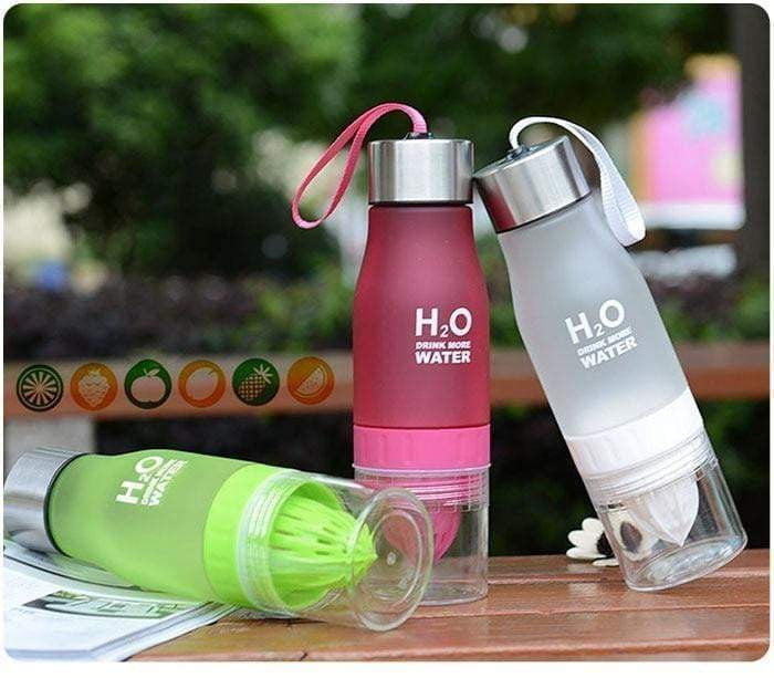 Transhome 650ml BPA-Free Plastic Fruit Infuser Water Bottle - Perfect for Gym, Hiking & Daily Hydration