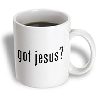 3dRose Got Jesus Ceramic Coffee Mug - 11 Oz Inspirational Christian Gift for Church, Bible Study & Daily Devotion