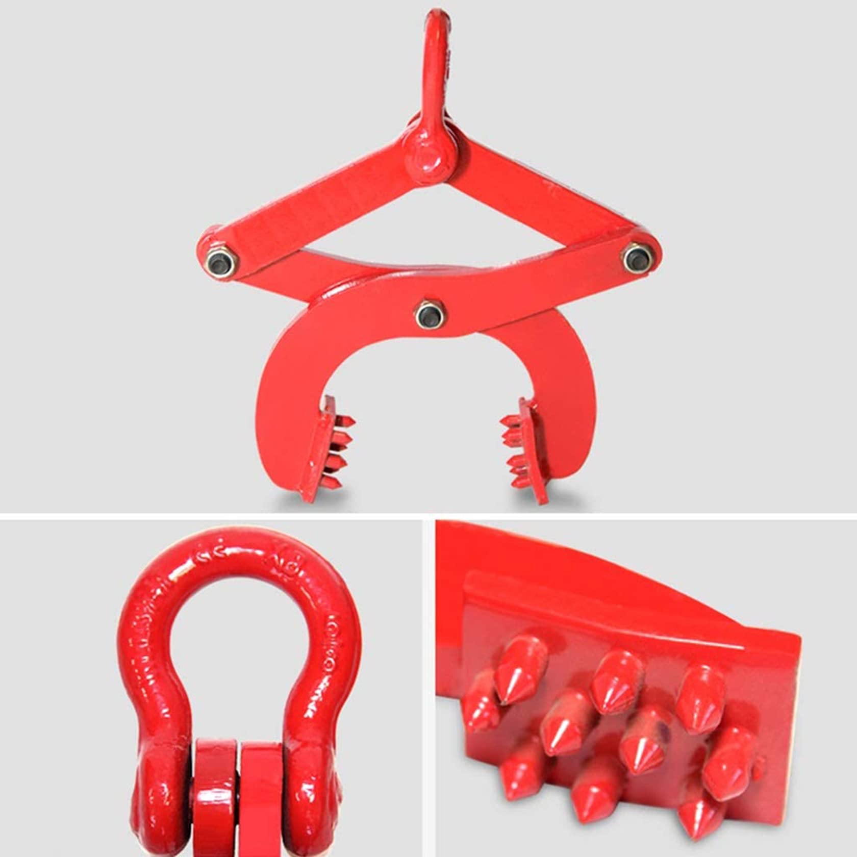 Heavy Duty Pallet Puller Clamp for Forklift & Hoisting - Wood & Boards Handling
