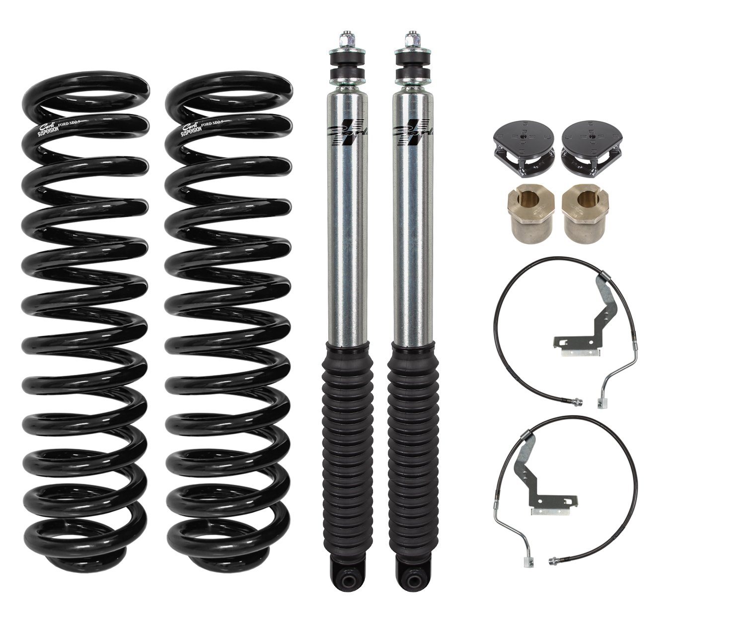 17-23 Ford F250 F350 6.2L 7.3L Gas 2.0 Leveling Lift Kit - Heavy Duty Suspension Upgrade for Off-Roading & Towing