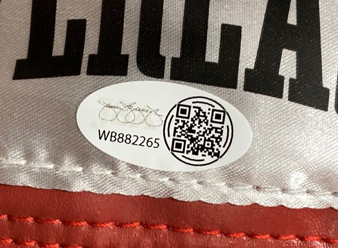Mike Tyson Autographed Red Everlast Right Hand Boxing Glove with JSA COA & QR Hologram - Collectible Memorabilia for Boxing Fans & Sports Enthusiasts
