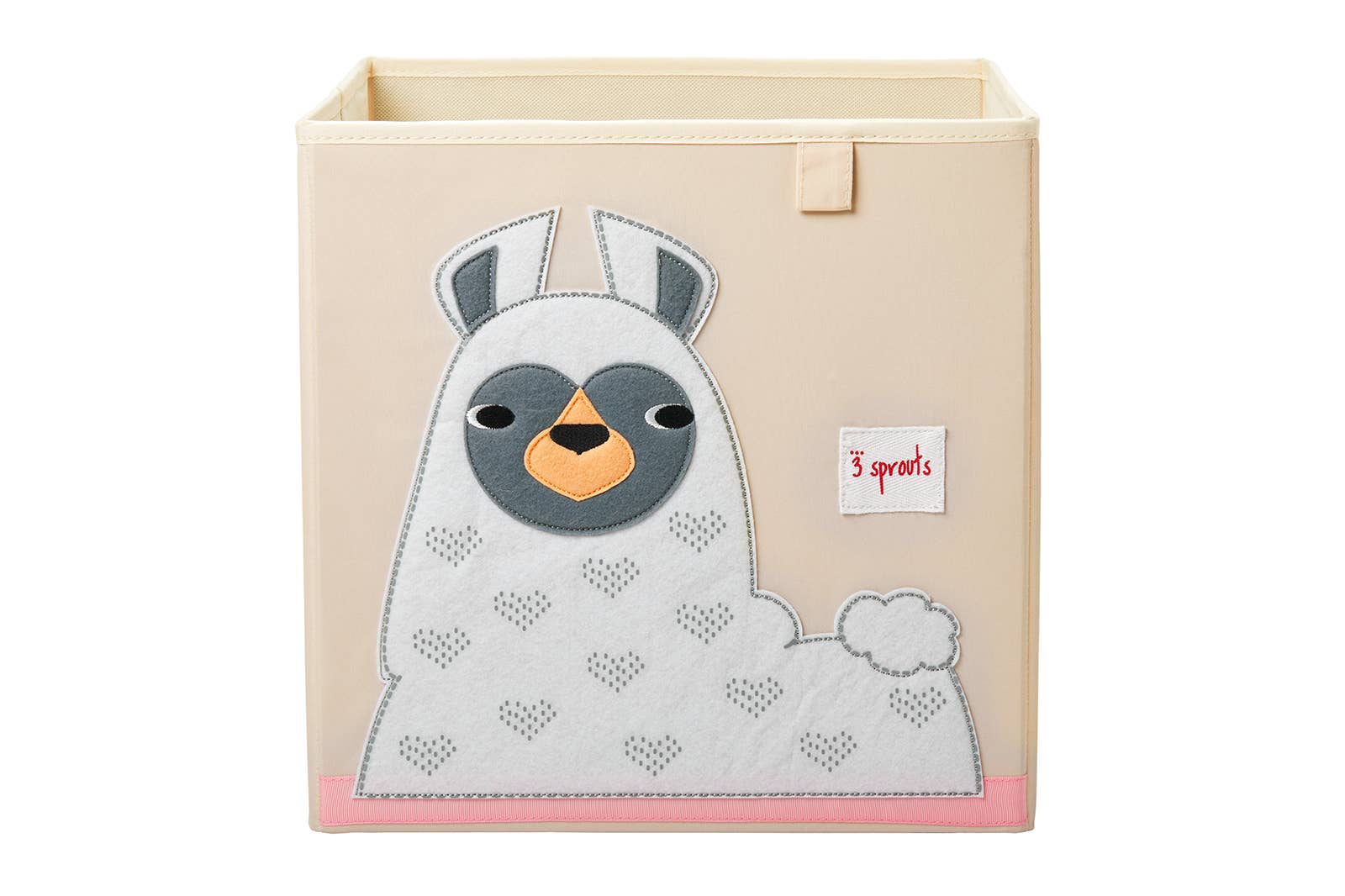 Llama Storage Box - Cute & Durable Organizer for Kids Room, Nursery, or Playroom | Perfect for Toys, Books, and Crafts Supplies