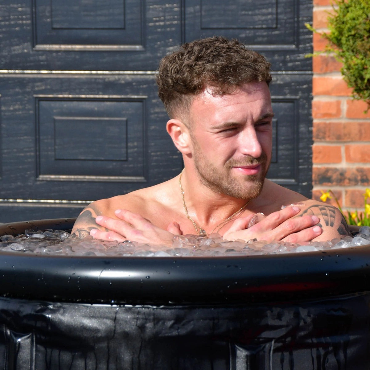 Urban Fitness Recovery Ice Bath Tub - Portable Cold Plunge for Muscle Recovery, Athletes & Post-Workout Therapy - Perfect for Home Gym, CrossFit & Sports Recovery