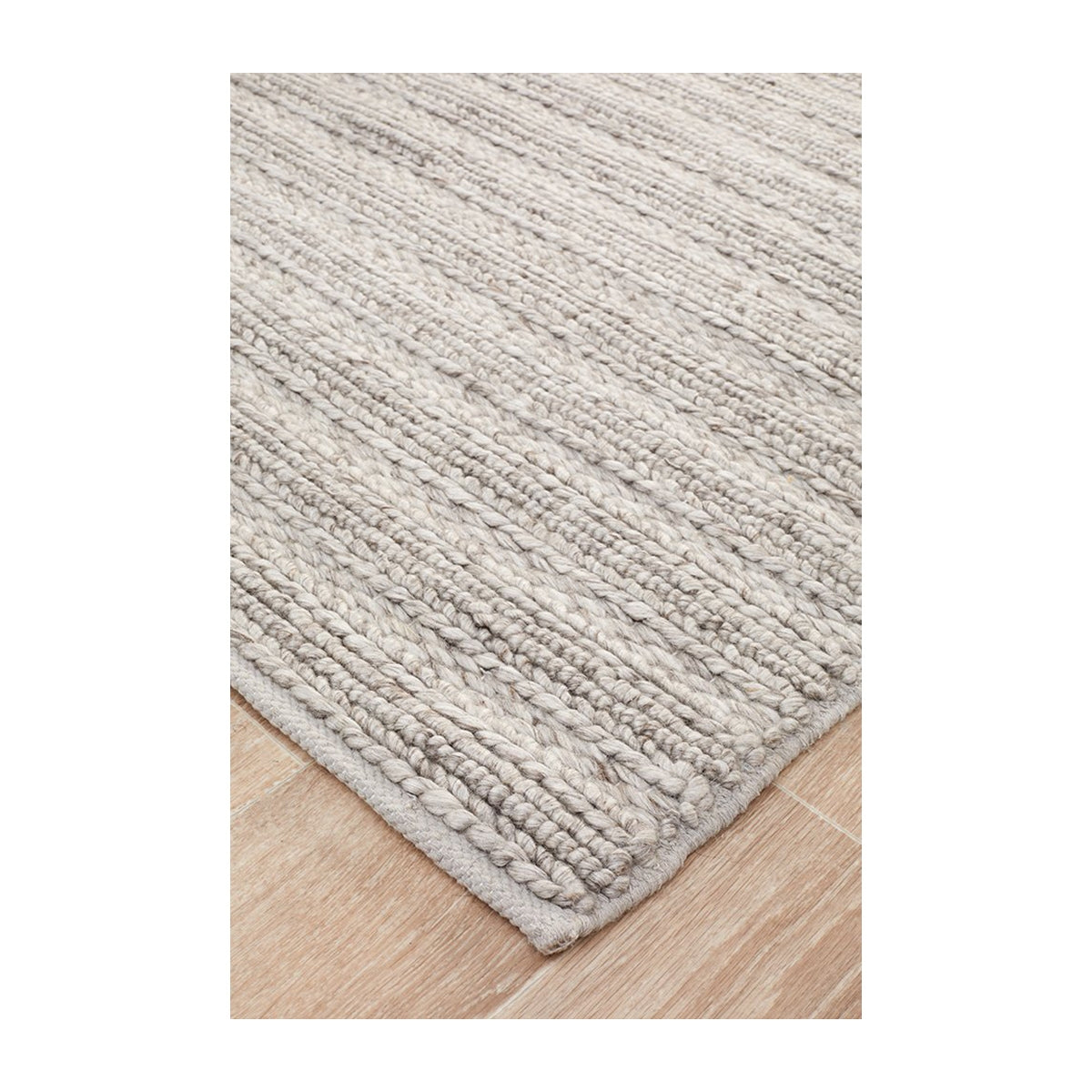 Harvest 801 Silver Area Rug - Soft Modern Indoor Carpet for Living Room, Bedroom, Dining Room - Non-Slip Comfortable Floor Mat