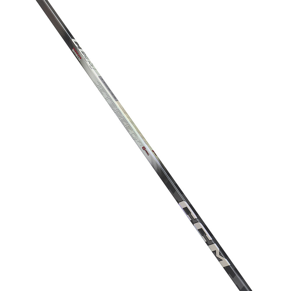CCM Jetspeed FT8 Pro Junior Ice Hockey Stick - Lightweight Composite Hockey Stick for Youth Players - Perfect for Practice, Training & Games