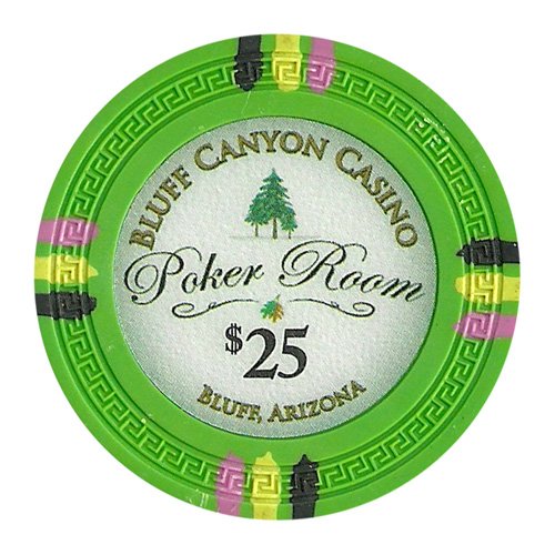 Premium 1000-Piece Deluxe Bluff Canyon 14g Clay Poker Chip Set with Aluminum Case - Includes Playing Cards, Dealer Buttons & Dice for Casino Nights, Home Games & Poker Tournaments