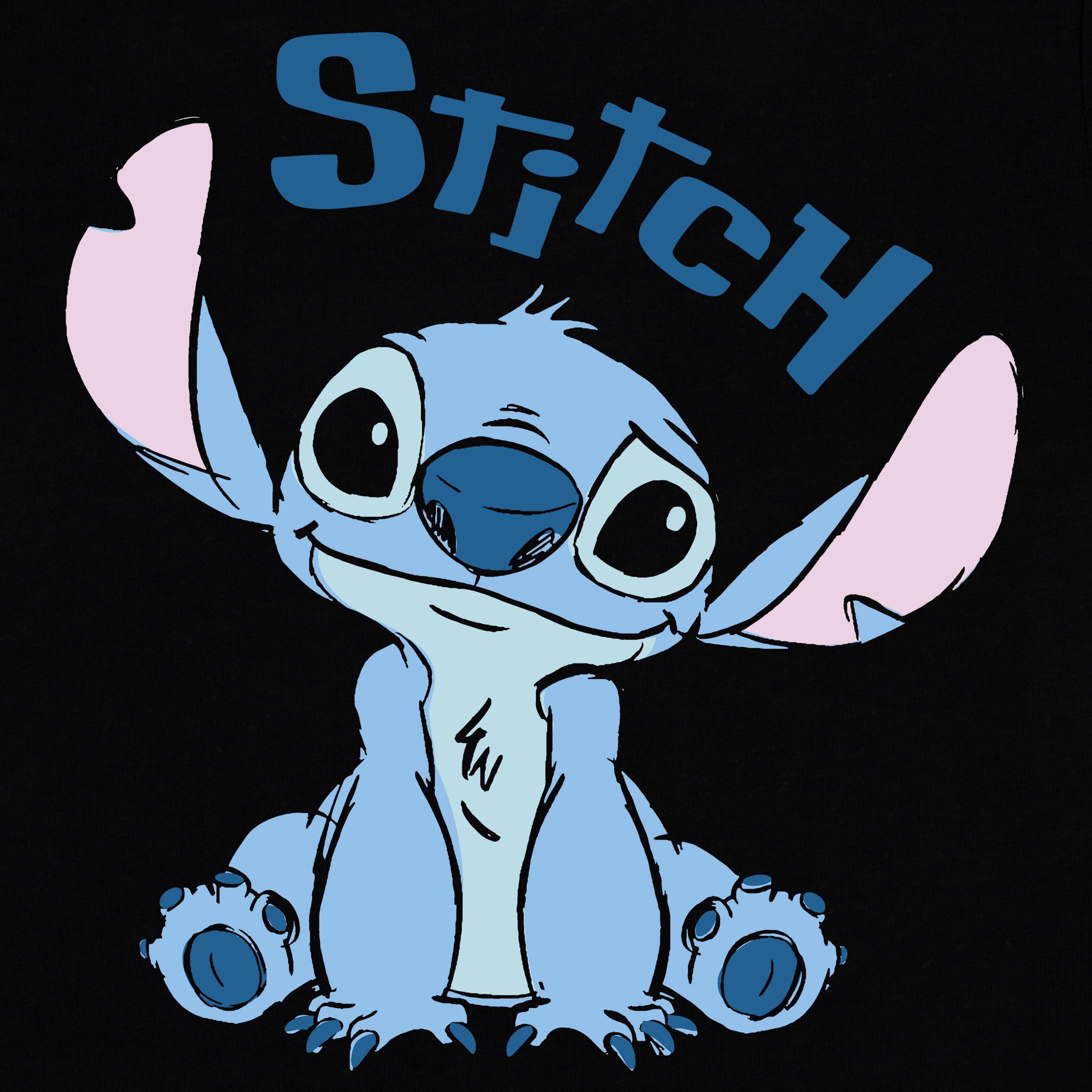 Disney Women's Stitch Graphic T-Shirt | Lilo and Stitch Cotton Tee | Soft Short Sleeve Casual Tops for Women | Perfect for Disney Fans, Cosplay, and Everyday Wear