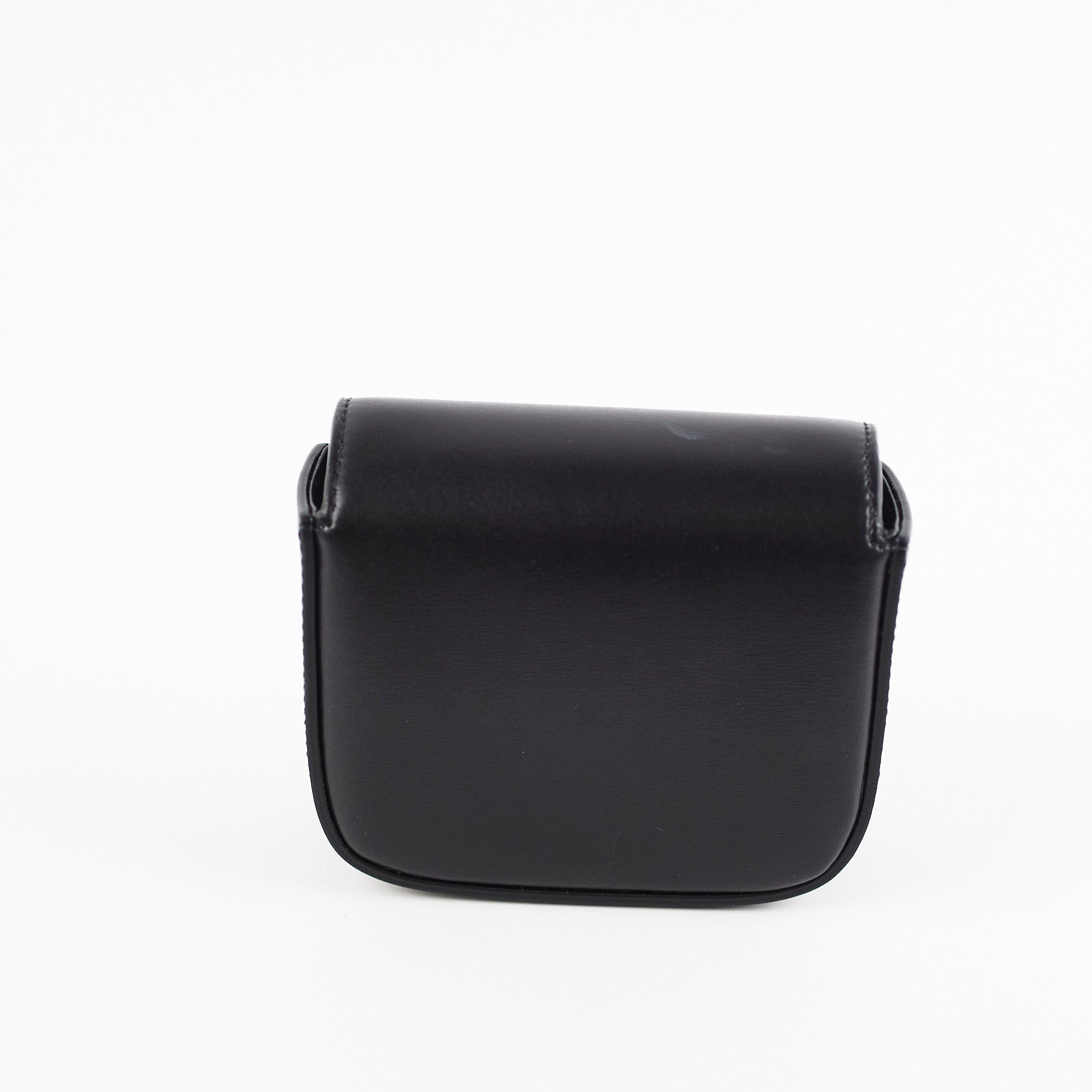 Celine Mini Triomphe Claude Black Crossbody Bag - Luxury Leather Shoulder Purse for Women | Perfect for Date Night, Office & Evening Events