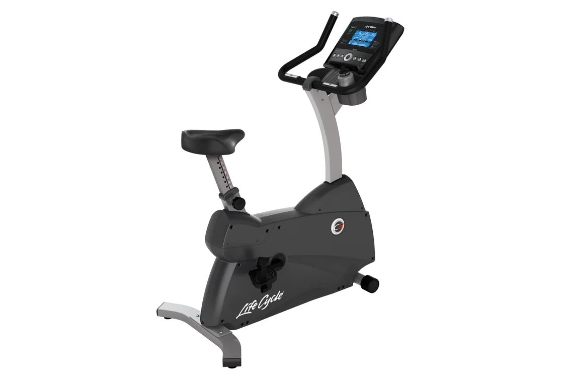 Life Fitness C3 Lifecycle Upright Exercise Bike - Commercial Grade Indoor Cycling Bike for Home & Gym Use - Perfect for Cardio Workouts, Weight Loss & Fitness Training