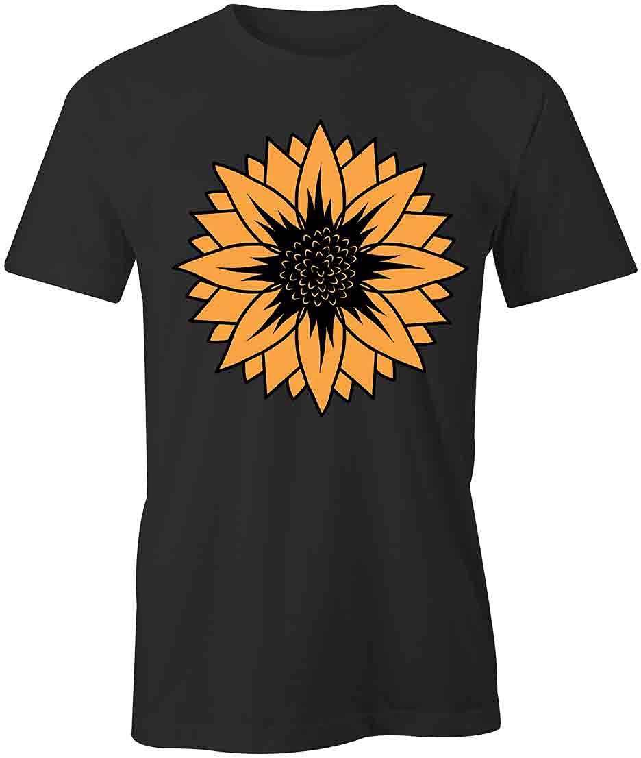 Sunflower Graphic T-Shirt for Women & Men - Soft Cotton Printed Tee with Sunflower Design - Perfect for Casual Wear, Summer Outfits & Gifts