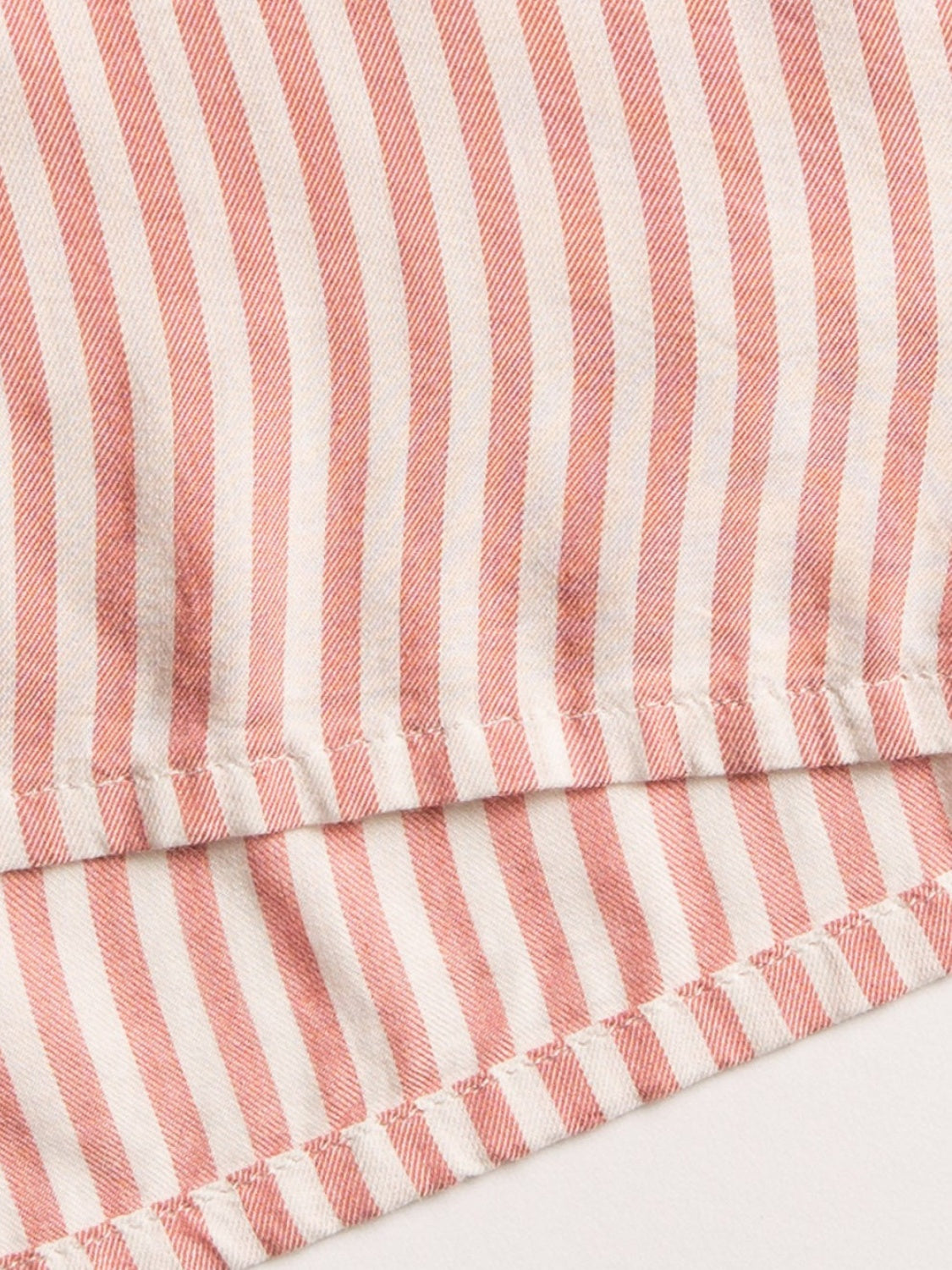 Women's Striped Collared Long Sleeve Top & Shorts Lounge Set - Soft Comfortable Pajama Set for Sleep, Relaxation & Home Wear
