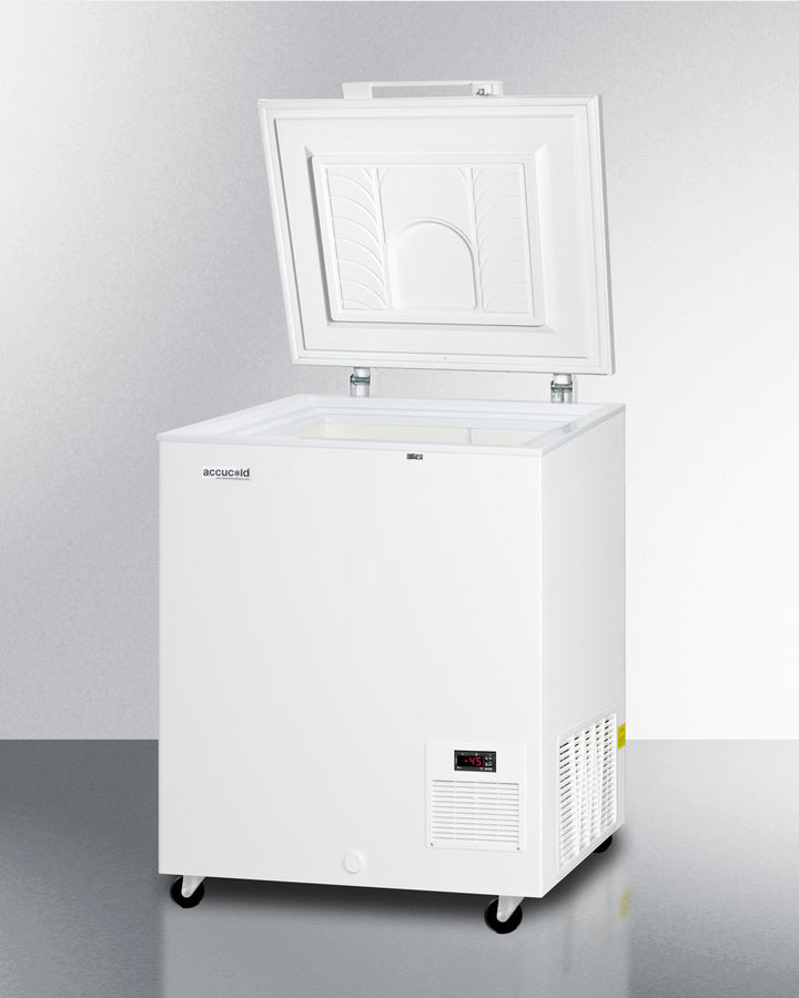 Accucold 4.8 Cu.Ft. Energy Efficient Chest Freezer with Adjustable Temperature - Perfect for Home, Garage, or Basement Storage - EL11LT