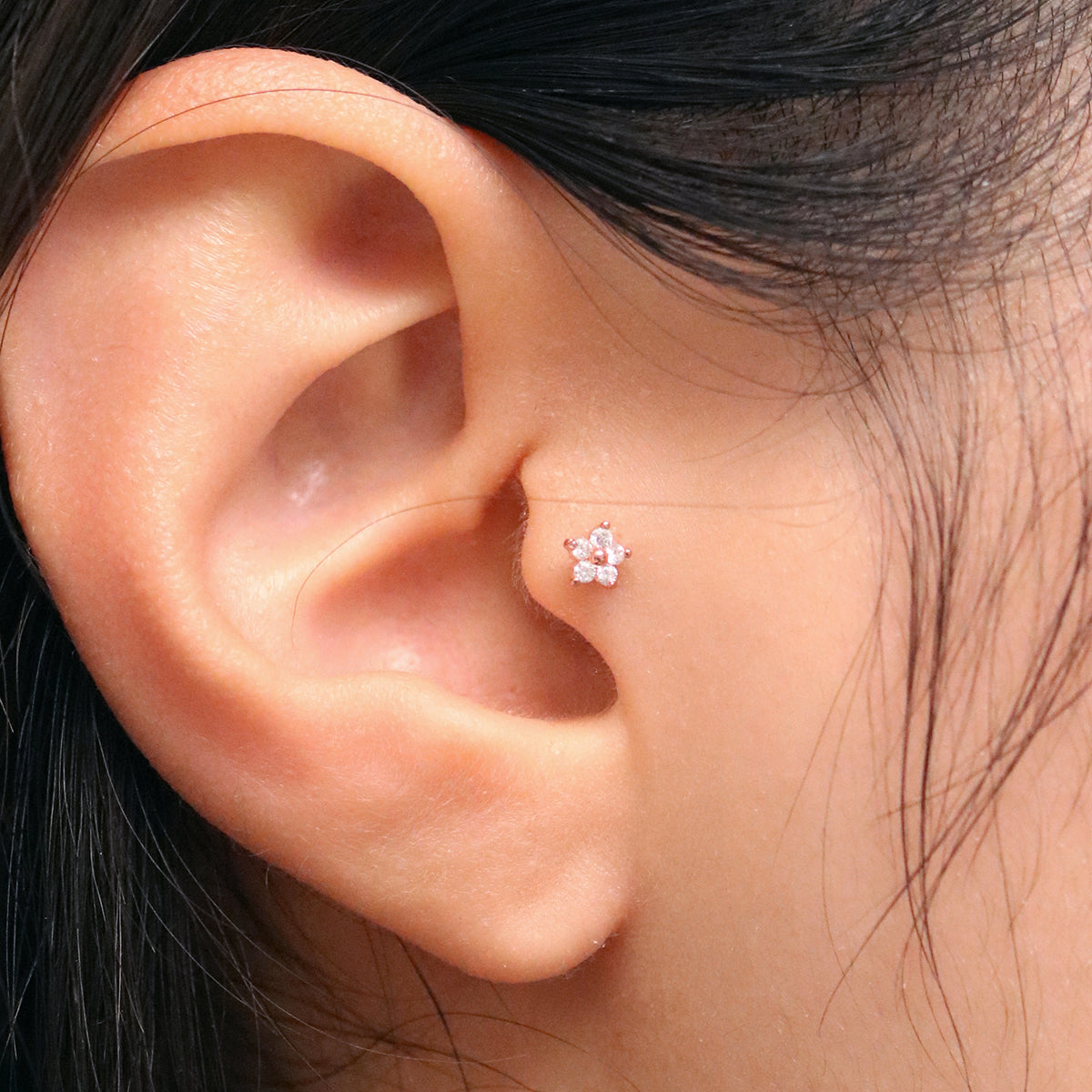 Teeny Flower Earrings - Dainty Floral Stud Earrings for Women, Girls | Perfect for Everyday Wear, Parties & Gifts