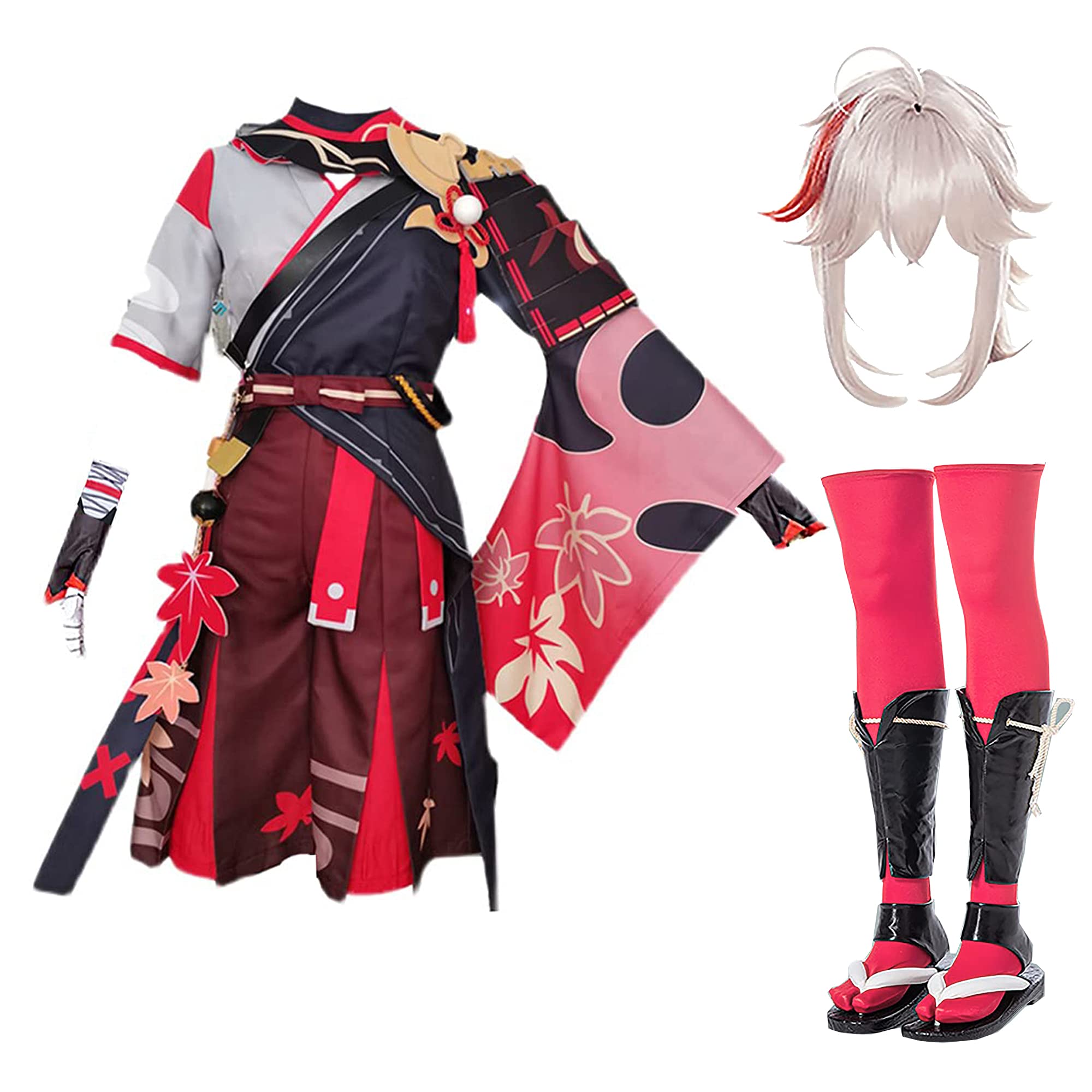 Gens Kaedehara Kazuha Cosplay Costume - Genshin Impact Anime Cosplay Outfit for Halloween, Carnival & Conventions - Perfect for Role Play, Cosplay Events & Themed Parties