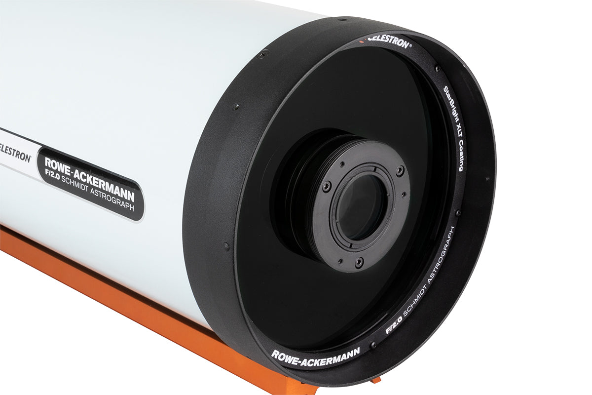 Used 8” Rowe Ackermann Schmidt Astrograph (RASA 8) Optical Tube Assembly with CGE Dovetail - Perfect for Astrophotography & Telescope Upgrades