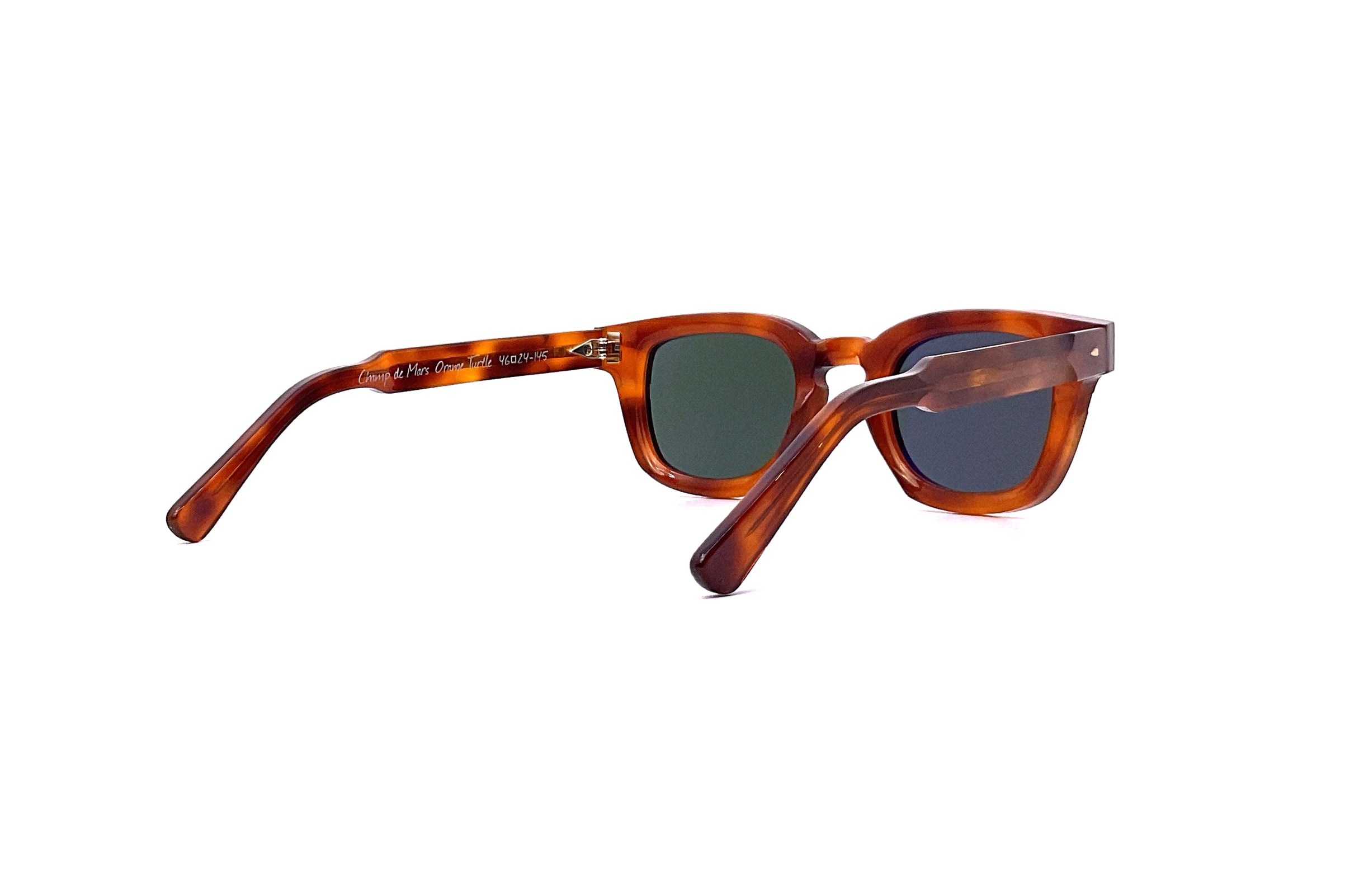 Ahlem Champ de Mars Sun (Orange Turtle) Sunglasses - UV Protection, Polarized Lenses for Men & Women - Perfect for Beach, Driving & Outdoor Activities