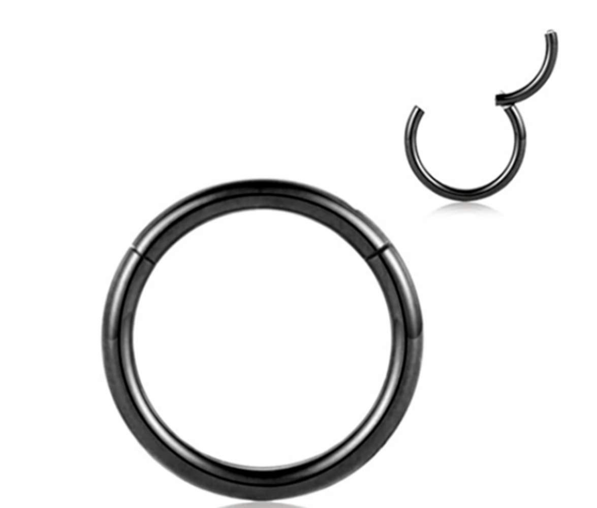 316L Surgical Steel Nose Hoop Rings - Hypoallergenic Lip & Nose Piercing Jewelry for Women & Men - Perfect for Everyday Wear, Parties & Alternative Fashion Styles