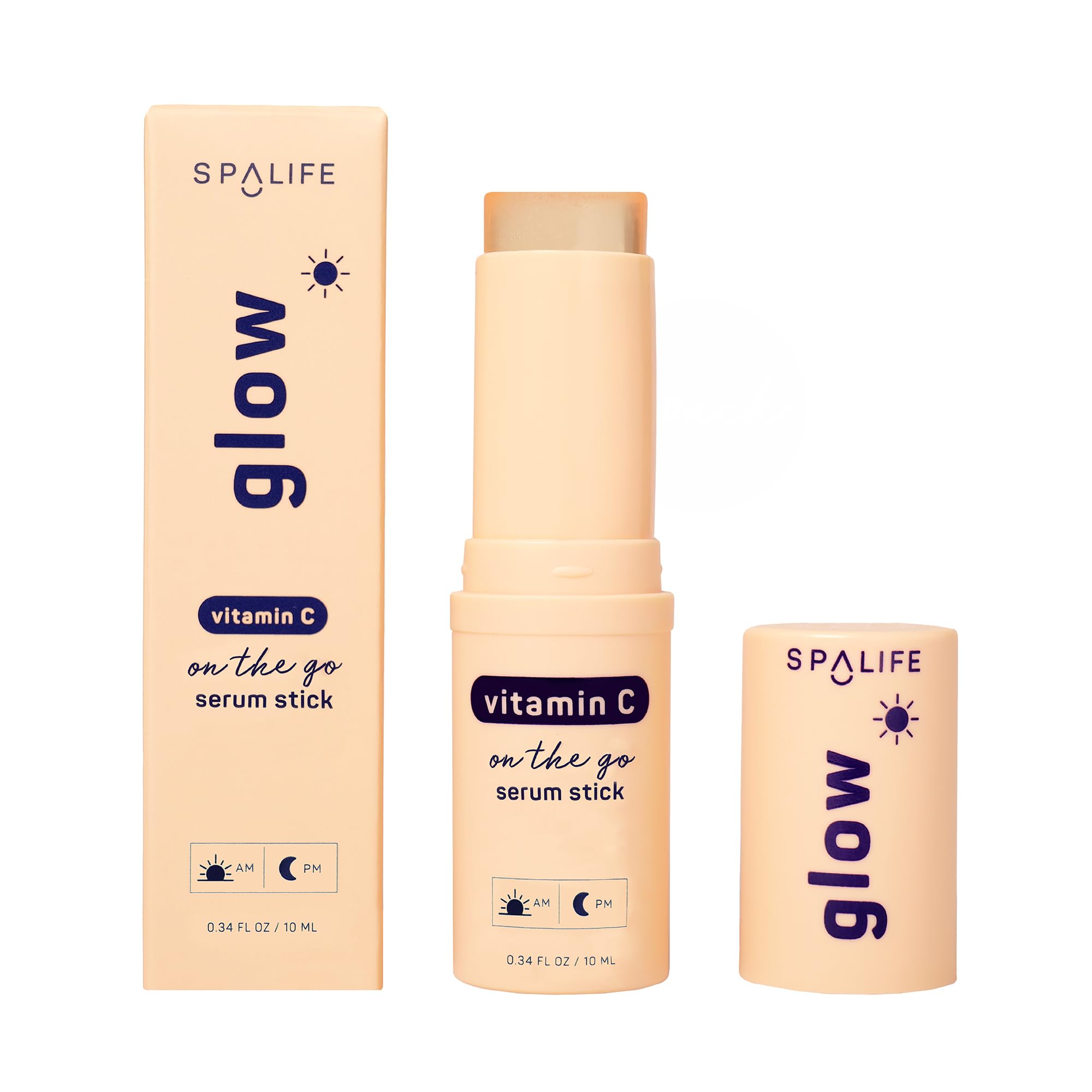 **SpaLife Vitamin C Serum Stick for Dark Spots & Brightening – Hydrating Solid Face Serum with Glow Boost – Travel-Friendly Skincare Balm for AM/PM Routine – Perfect for On-the-Go & Daily Radiance**    *(Use for: Reducing hyperpigmentation, hydrating dry skin, achieving a radiant glow, and easy travel skincare.)*