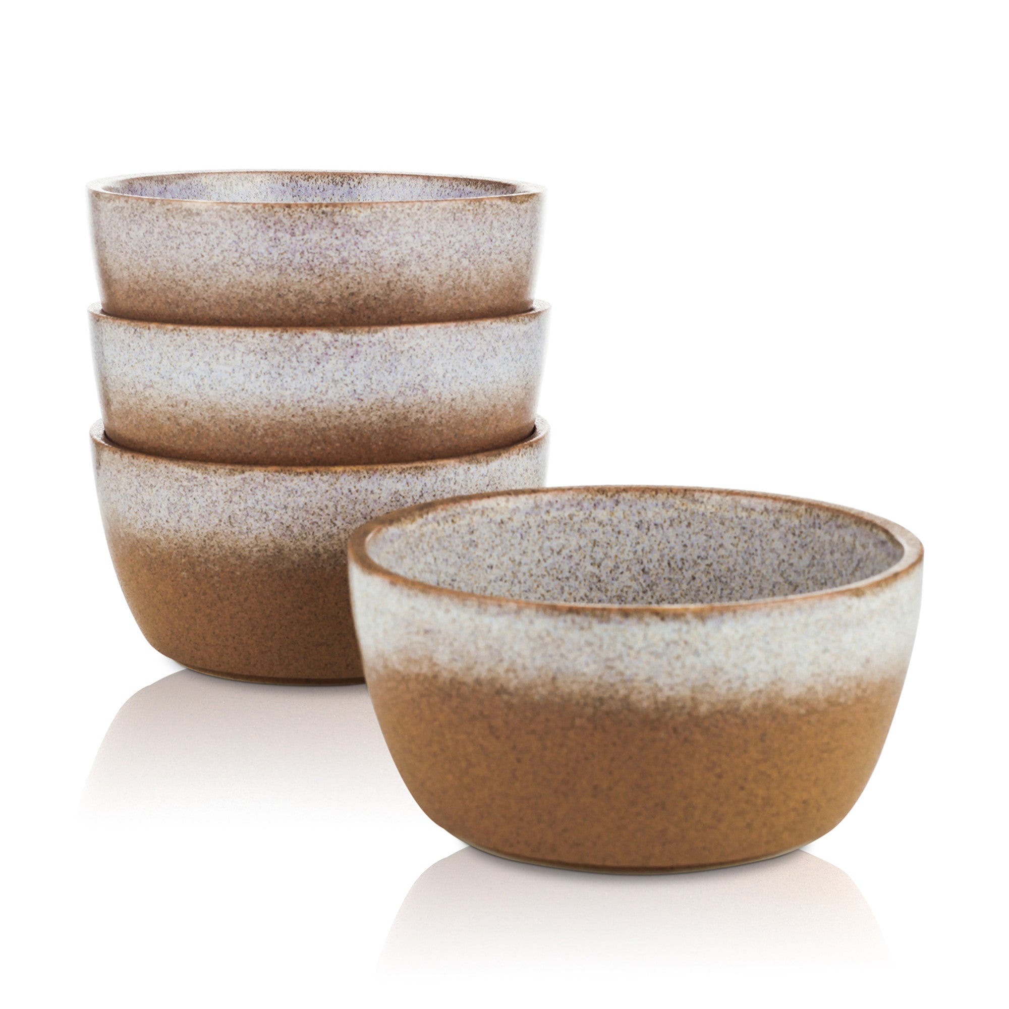 Vince Stoneware Bowl - Brown Ceramic Serving Bowl for Soup, Salad & Pasta | Durable Handcrafted Dinnerware for Home & Restaurant Use