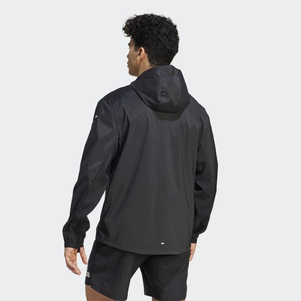 adidas Ultimate Jacket for Men - Lightweight Waterproof Windbreaker Outdoor Running Hiking Jacket - Perfect for Jogging, Travel & Casual Wear