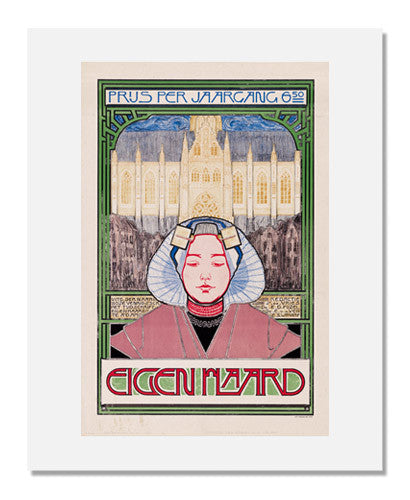 Wynand Otto Jan Nieuwenkamp Art Print - Vintage Poster for Eigen Haard Magazine (Our Own Hearth) - Perfect for Home Decor, Office Wall Art & Vintage Collectors