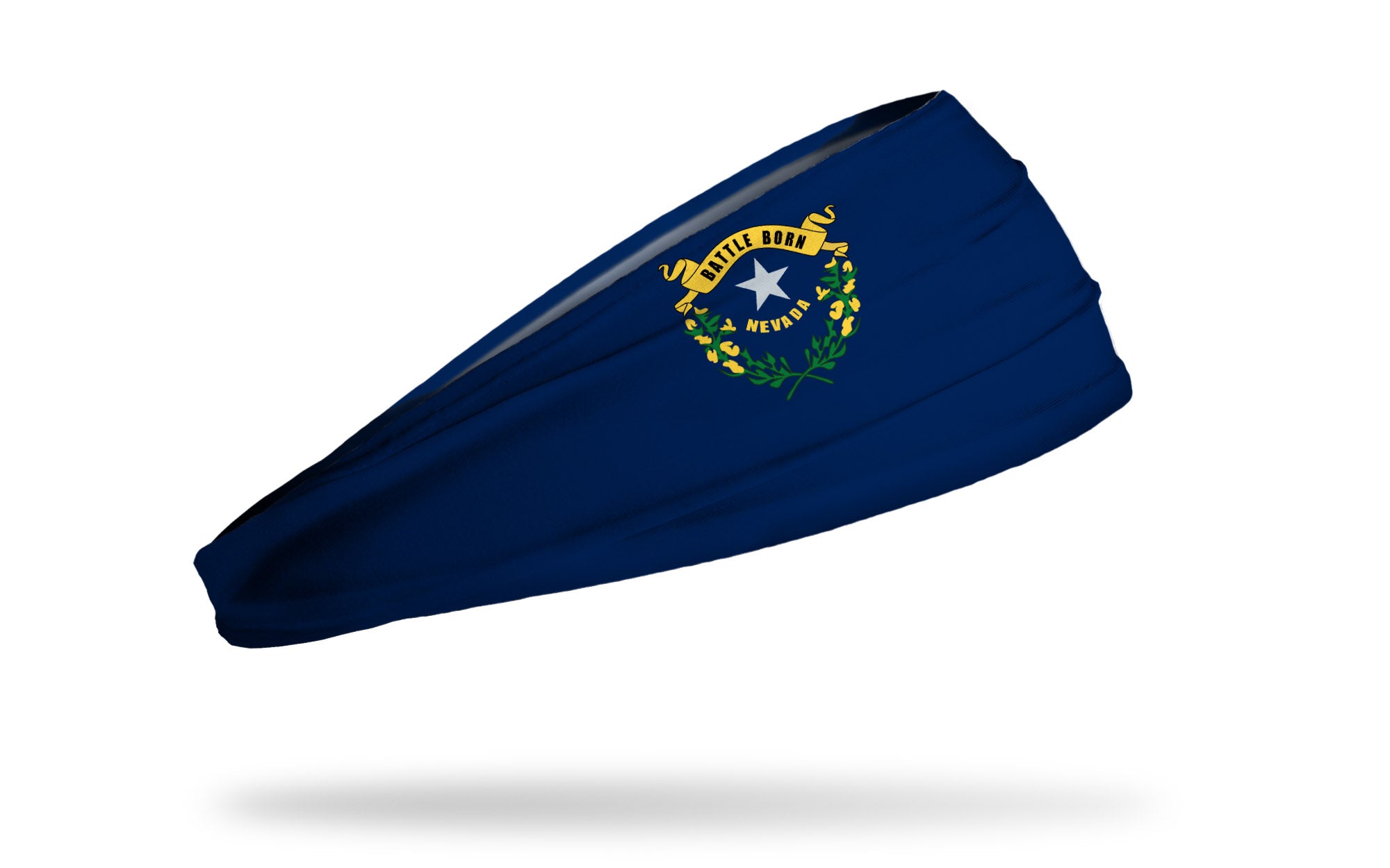 Nevada Flag Big Bang Lite Headband - Adjustable Comfort Headwear for Sports, Workouts & Outdoor Activities