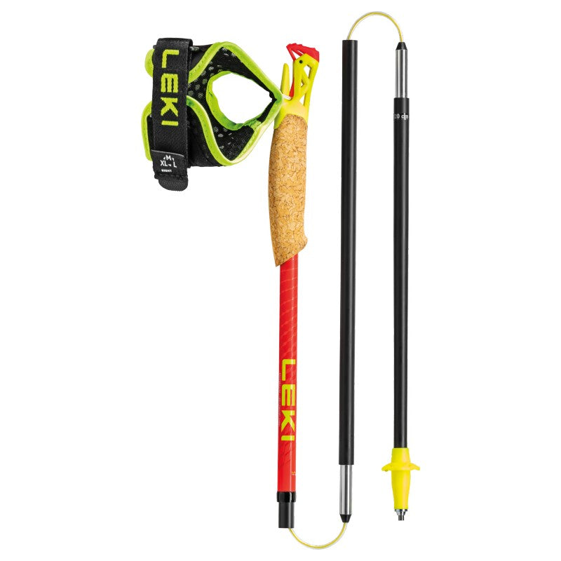 Leki Ultratrail FX.One Superlite Trekking Poles - Lightweight Carbon Fiber Hiking & Backpacking Sticks for Trail Running, Mountaineering & Outdoor Adventures