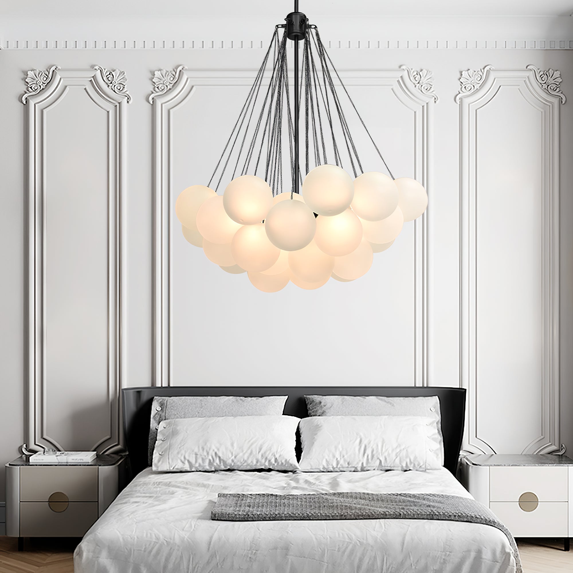 Elegant Cloud Chandelier Lighting Fixture - Modern Ceiling Light for Living Room, Bedroom & Dining Room Decor