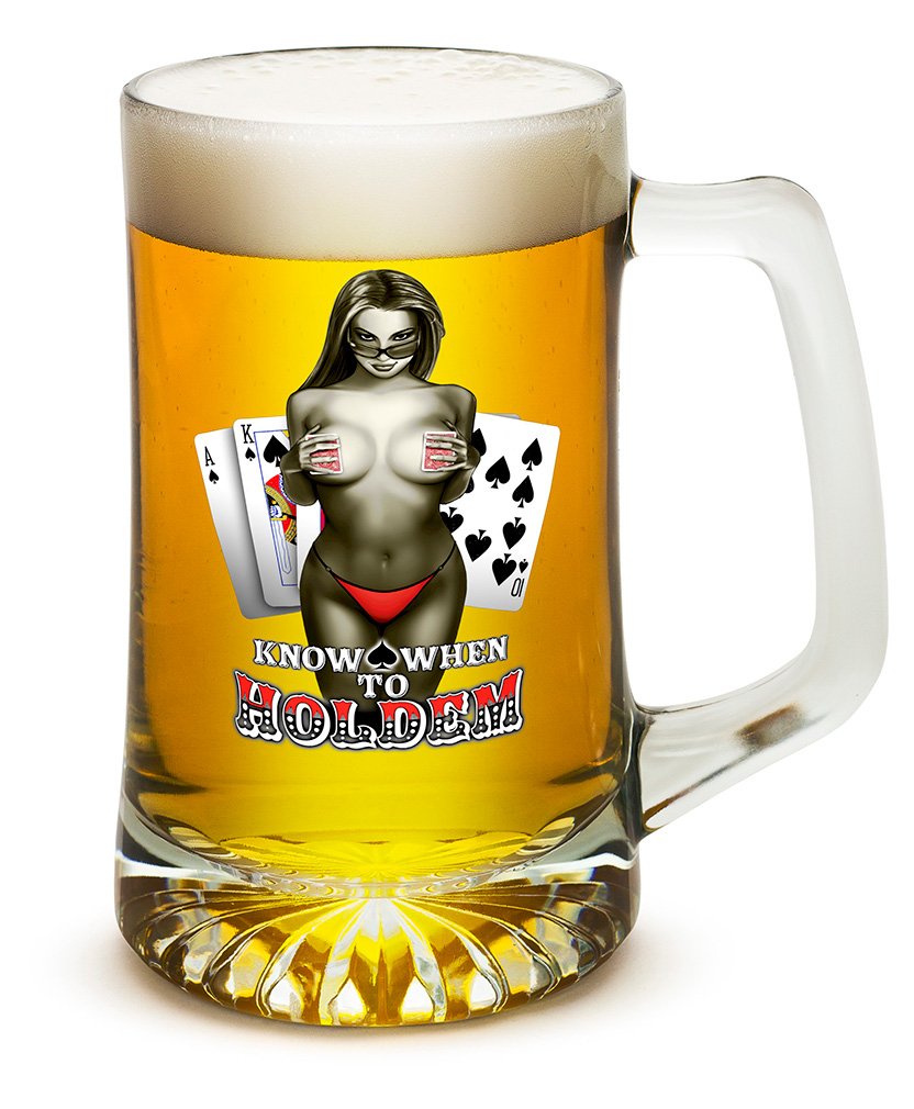 25 oz Beer Mugs with Handles - Set of 4 Heavy Duty Tankard Glasses for Men & Women - Perfect for Man Cave, Home Bar, Parties & Gifts - Customizable Logo Option - Ideal for Beer, Ale, Cider & Pub Nights