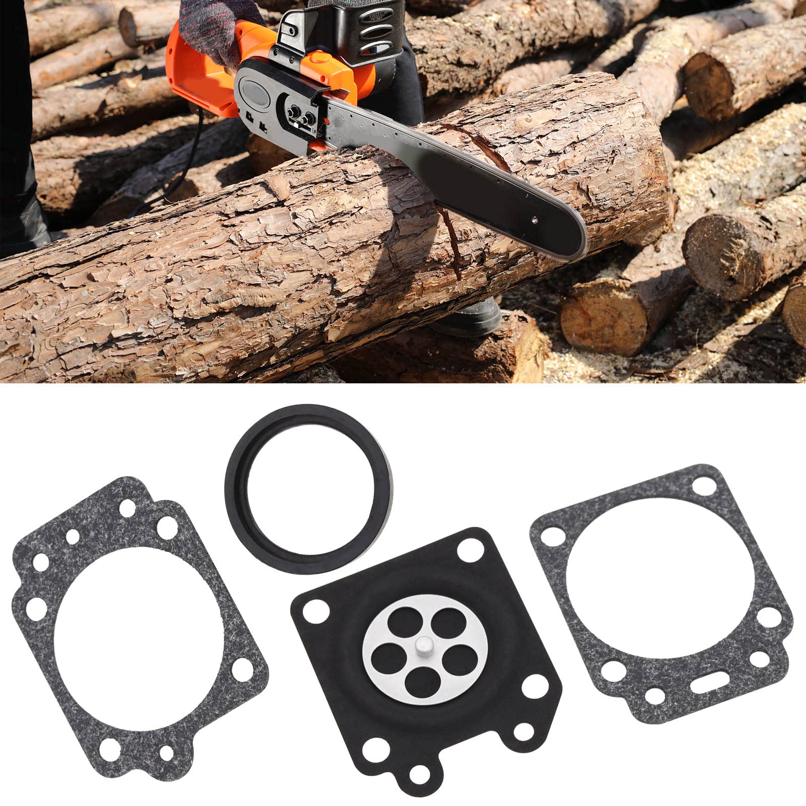 Echo SRM260 SRM2601 SRM261 SRM2400 330 GX25 GX35 HHB25 HHH25 Chainsaw Carburetor Diaphragm Repair Kit - Compatible Replacement for K20-WYJ - Perfect for Lawn Mower, Trimmer & Power Tool Maintenance