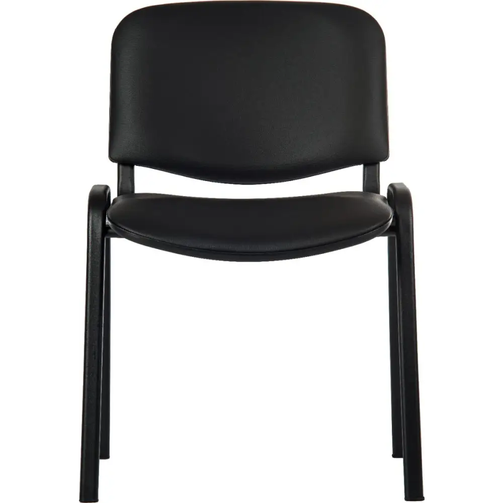 Ergonomic PU Leather Conference Chair - Adjustable Height Office Chair with Lumbar Support for Comfortable Meetings & Long Work Sessions - Perfect for Conference Rooms, Home Offices & Corporate Settings