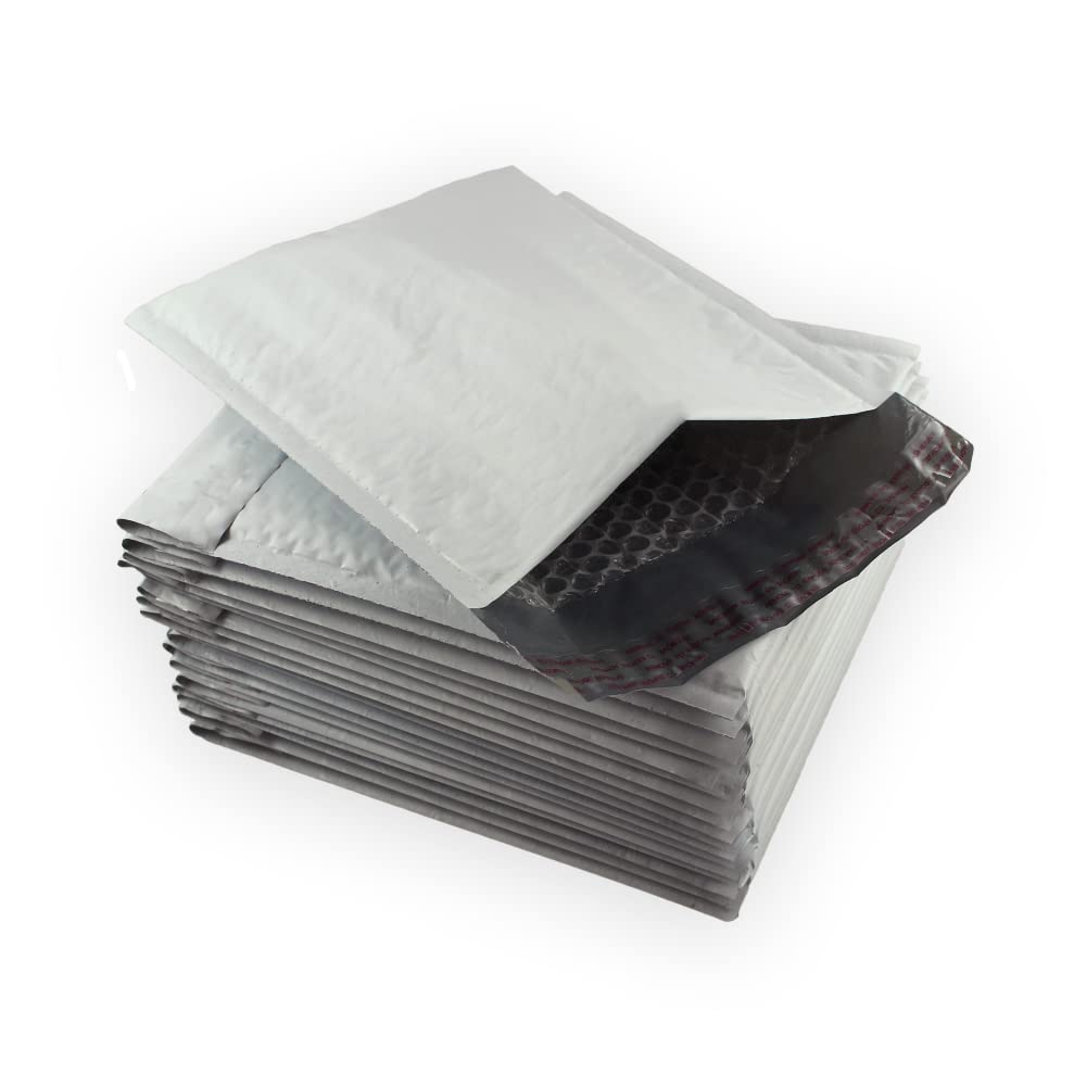 300 Eco-Friendly 6x10 Inch Self-Sealing Bubble Mailers - #0 Size Poly Padded Shipping Envelopes for Ecommerce, Small Business & Online Sellers (6