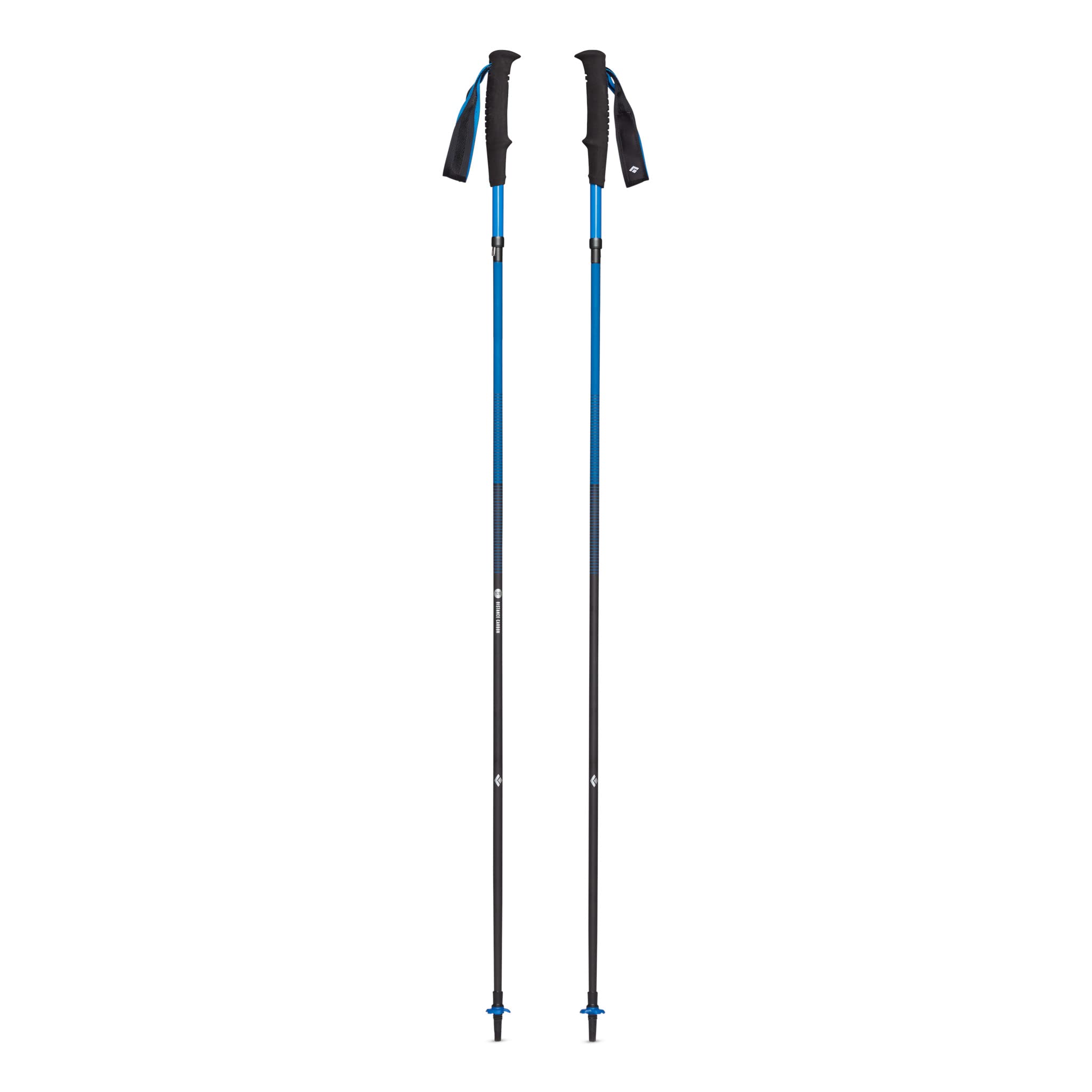 Black Diamond Distance Carbon Z Trekking & Running Poles - Ultra Lightweight Foldable Carbon Fiber Hiking Sticks for Trail Running, Backpacking & Mountain Climbing (Pair)