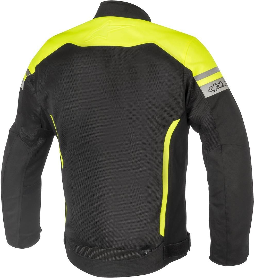 Alpinestars Leonis Men's Street Motorcycle Jacket - Black/Yellow - Medium Size - Protective Riding Gear for Urban Commuting & Motorcycle Tours