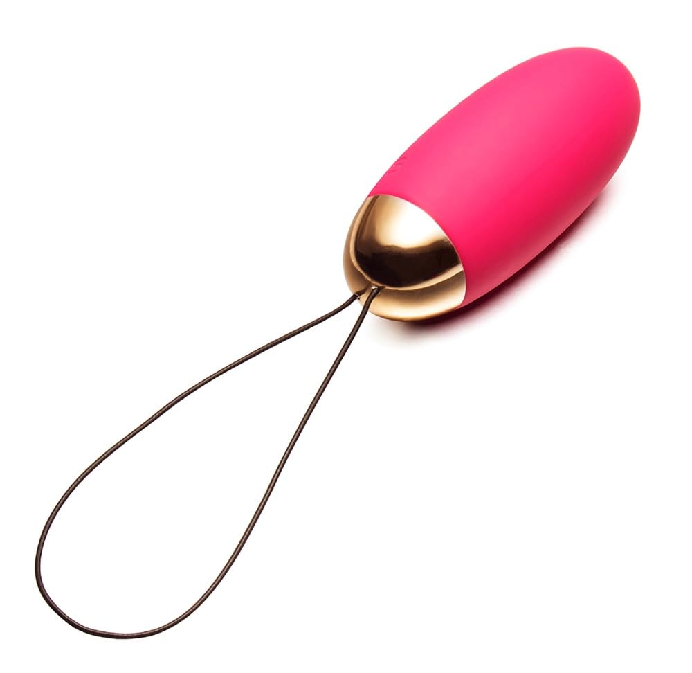 SVAKOM Elva Wireless Remote Control Vibrating Egg - Rechargeable, Quiet, Waterproof Adult Toy for Couples (Plum Red) | Perfect for Long Distance Play & Romantic Nights