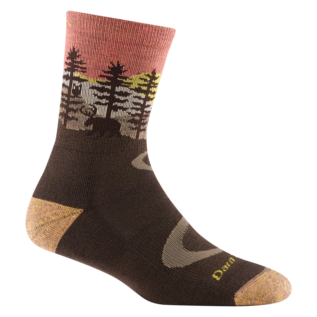 Darn Tough 5013 Northwoods Micro Crew Midweight Cushion Socks for Women - Hiking, Outdoor & Cold Weather Comfort Socks