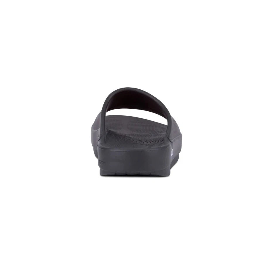 Ooahh Slide Black - Premium Non-Slip Slides for Men & Women | Comfortable House Slippers for Indoor/Outdoor Use, Lounge, Beach, Poolside