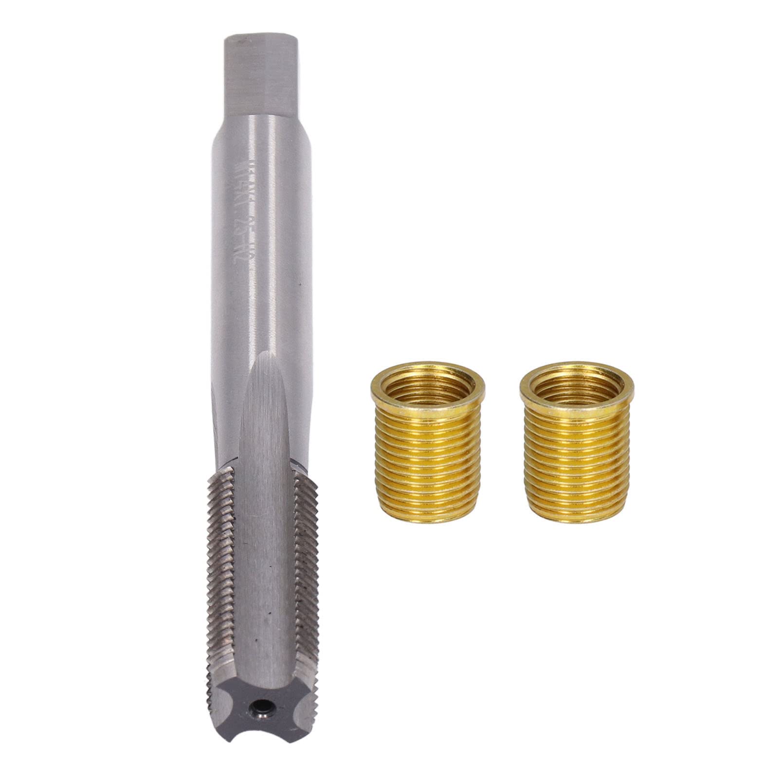 Threaded Inserts & Spark Thread Repair Tools - M12x1.25 & M14x1.25 Metal Inserts for Spark Plug Hole Repair | Automotive Ignition System Maintenance & Engine Repair Kits