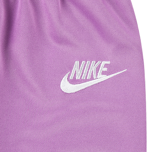 Nike Kids' Logo Taping Fuchsia Full Zip Tracksuit Set - Stylish & Comfortable Outfit for School, Sports & Playtime