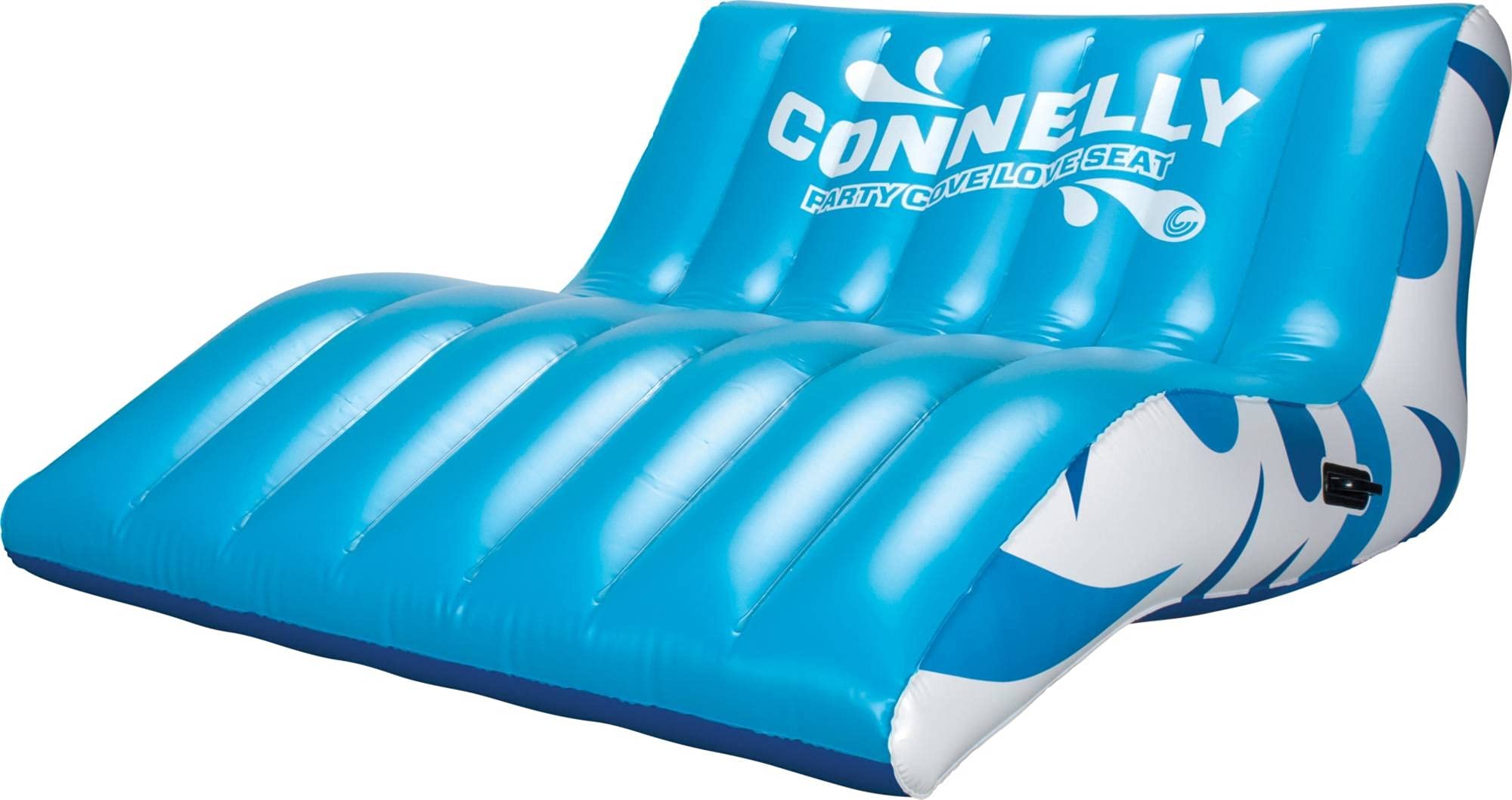 **Connelly Party Cove Love Seat - Non-Towable Lounge Seat for Pool, Lake, or Beach Relaxation | Perfect for Outdoor Lounging & Social Gatherings**