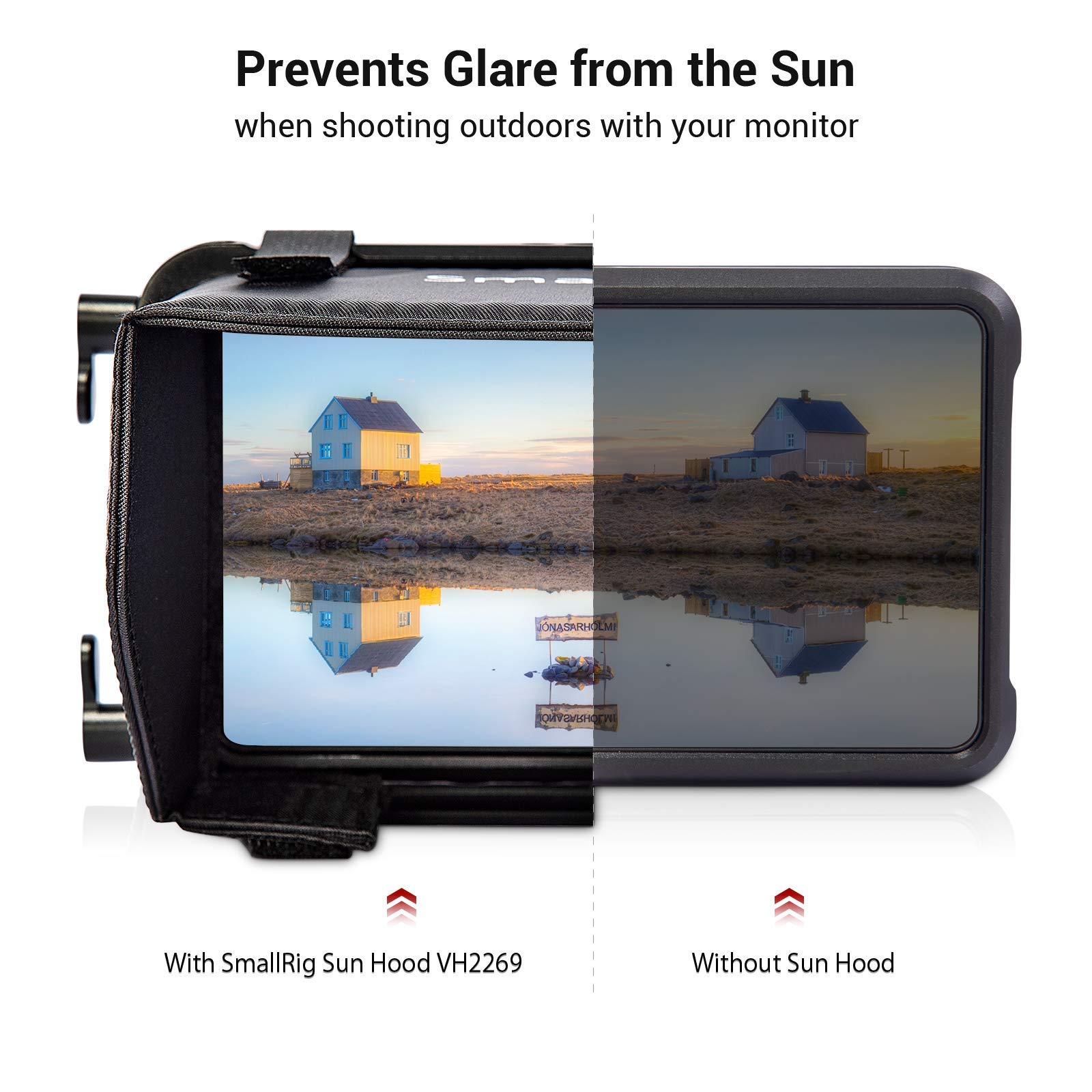 SmallRig Sun Hood for Atomos Shinobi 5