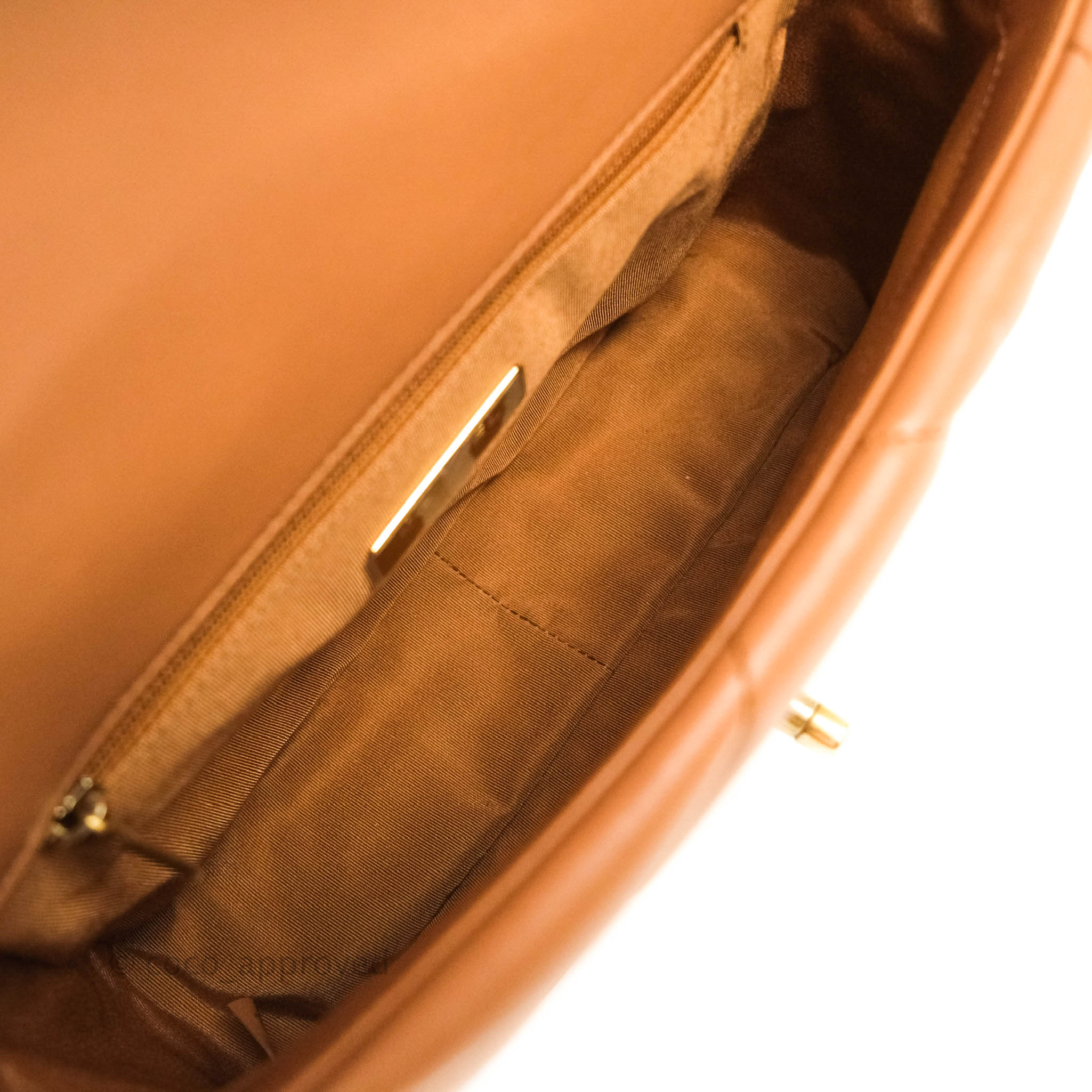 Chanel 19 Small Handbag in Dark Beige Caramel with Mixed Hardware - Perfect for Work, Travel & Evening Events