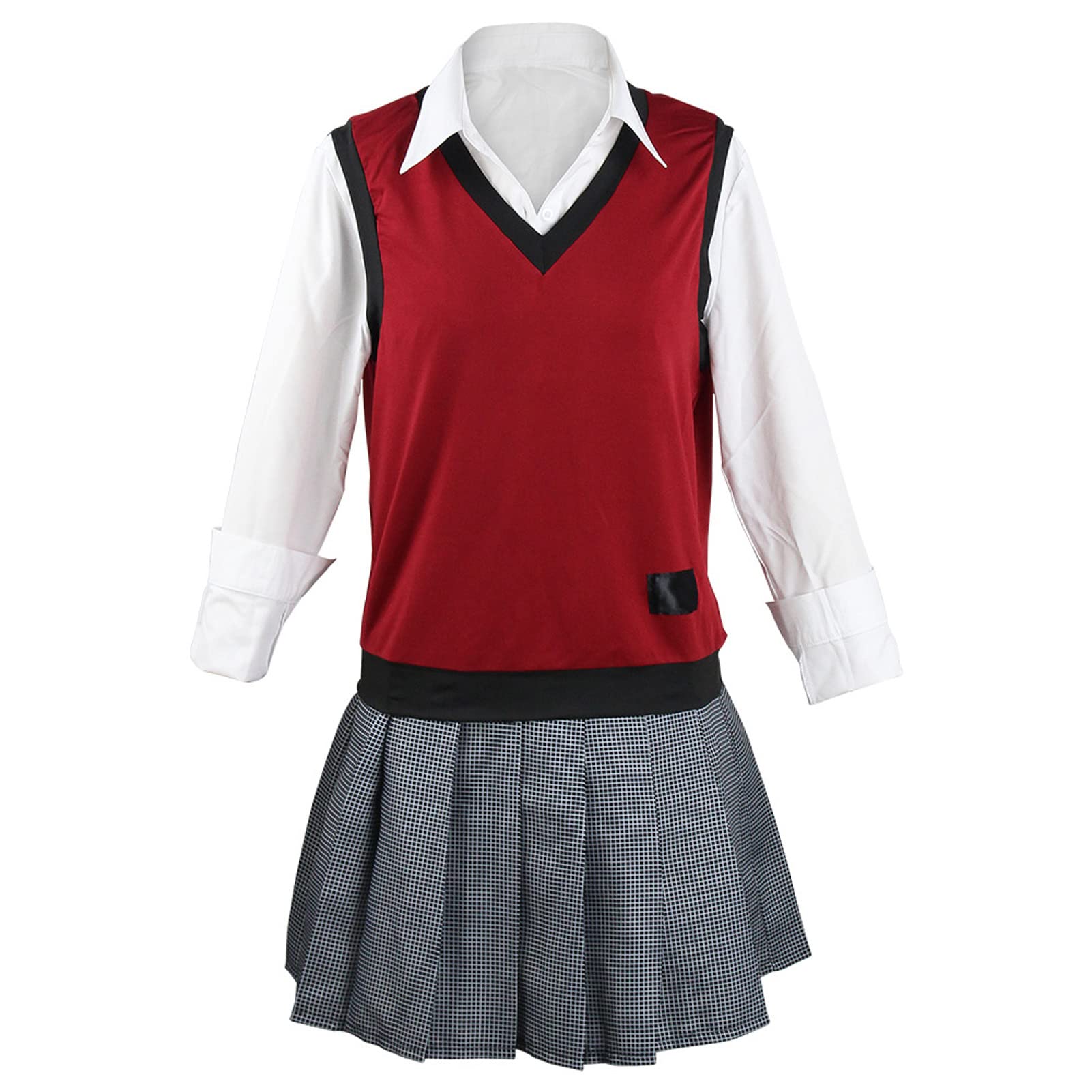 AniHome Women's Halloween Cosplay Costume - Ikishima Midari School Uniform Suit for Anime Convention, Halloween Party & Themed Events