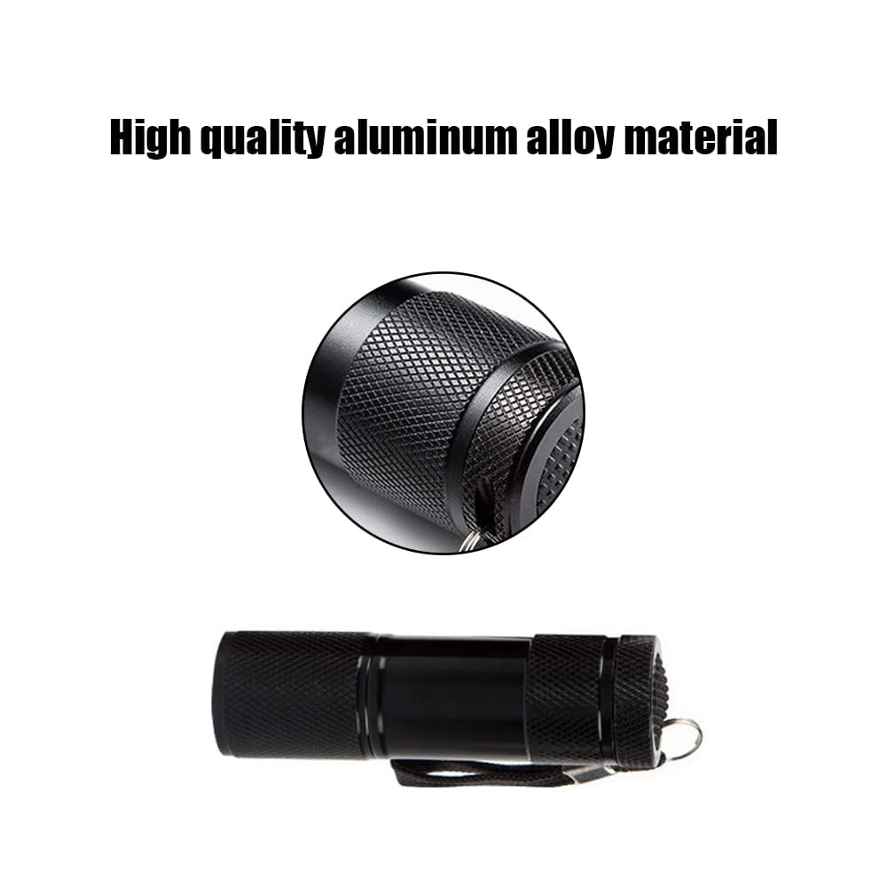 UV Flashlight 395nm - 9 LED Pet Urine Detector for Dogs, Cats & Bed Bugs