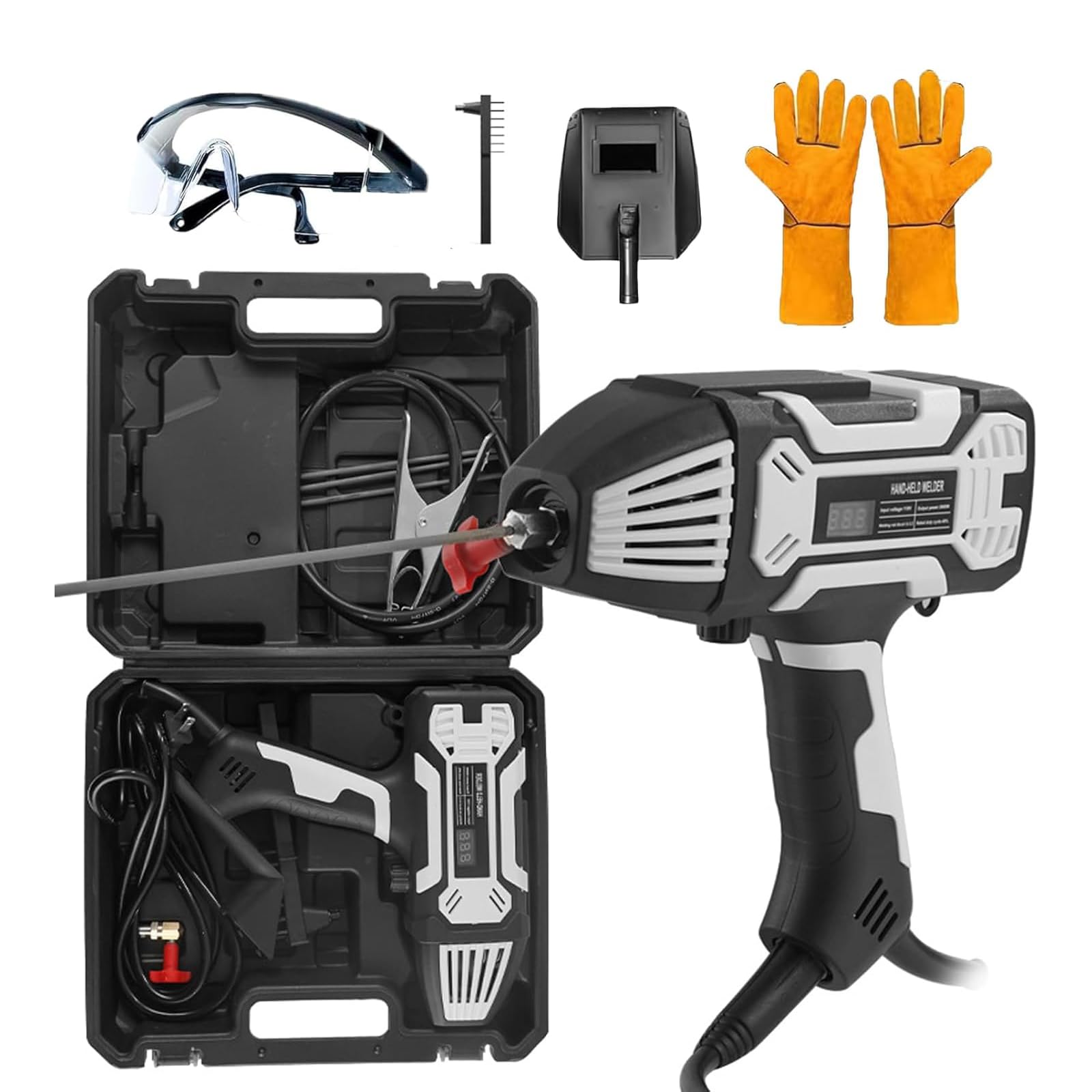 Portable Welding Machine 6 Gears 20-120A Handheld Welder for 1/16