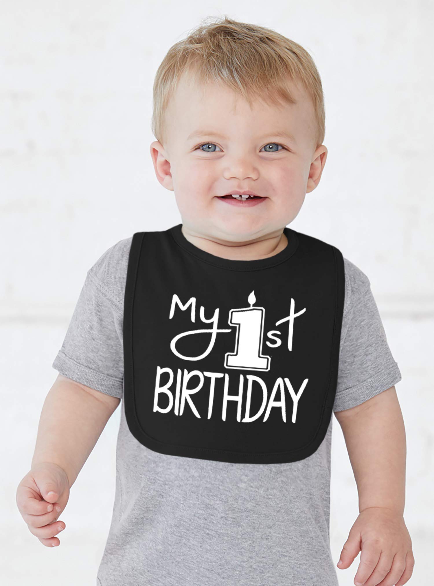 Handmade Baby First Birthday Smash Cake Bib for Boys & Girls - Cute & Absorbent - Perfect for 1st Birthday Party, Cake Smash Photo Shoot, Baby Shower Gift