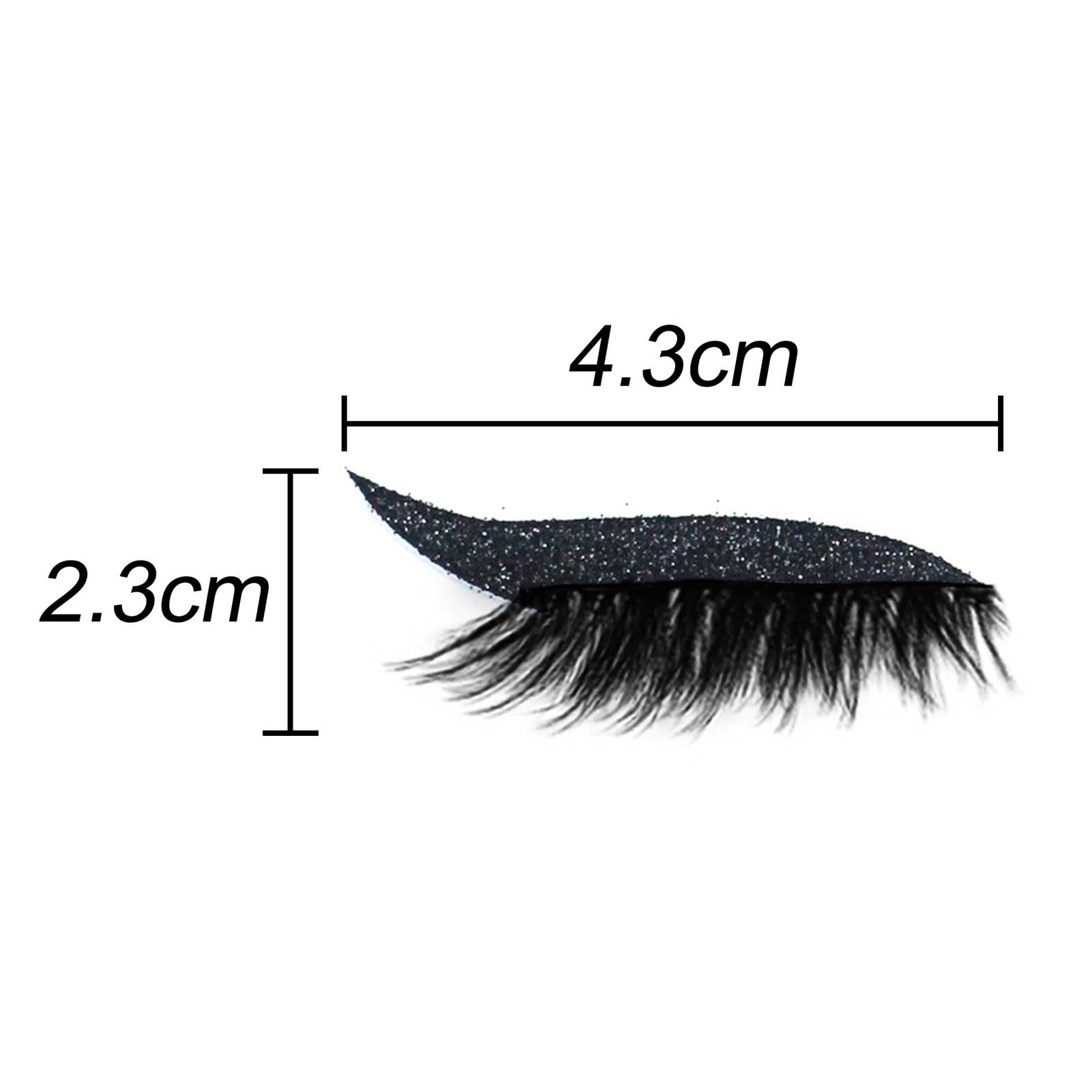 4 Pairs Universal Eyeliner & Eyelash Patches - Waterproof, Reusable Eye Makeup Stickers for Perfect Winged Liner & Lash Application - Ideal for Daily Makeup, Parties, and Professional Salon Use